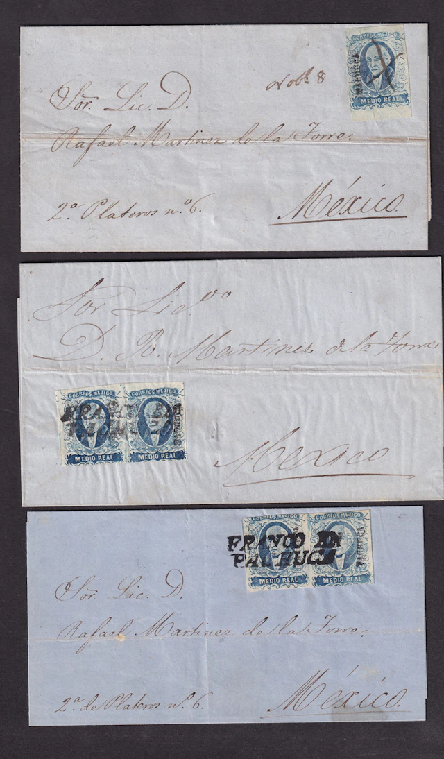 Mexico 1856 "Hidalgos" Issue