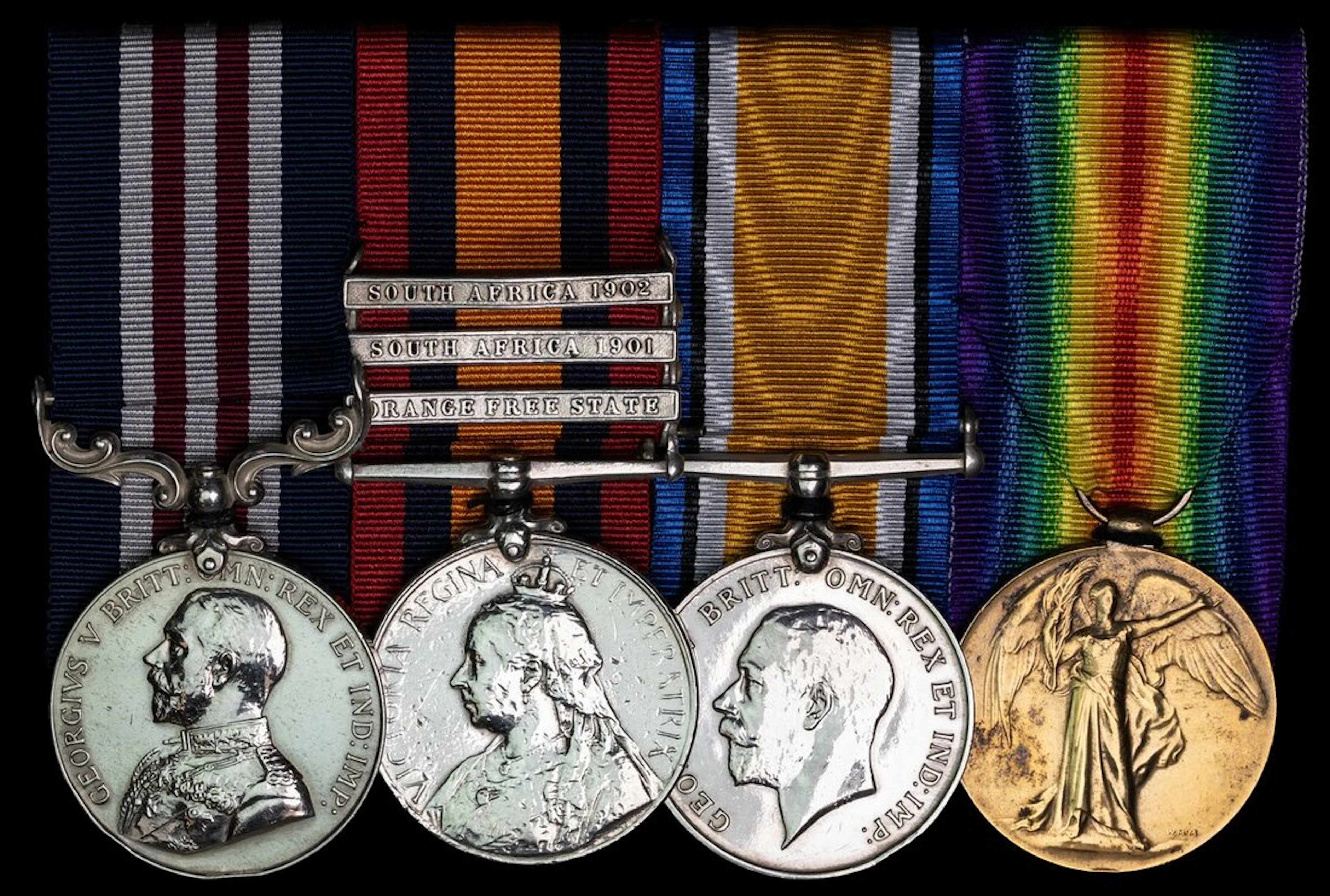 The superb 'Ploegsteert 1916' M.M. group of four awarded to Regimental