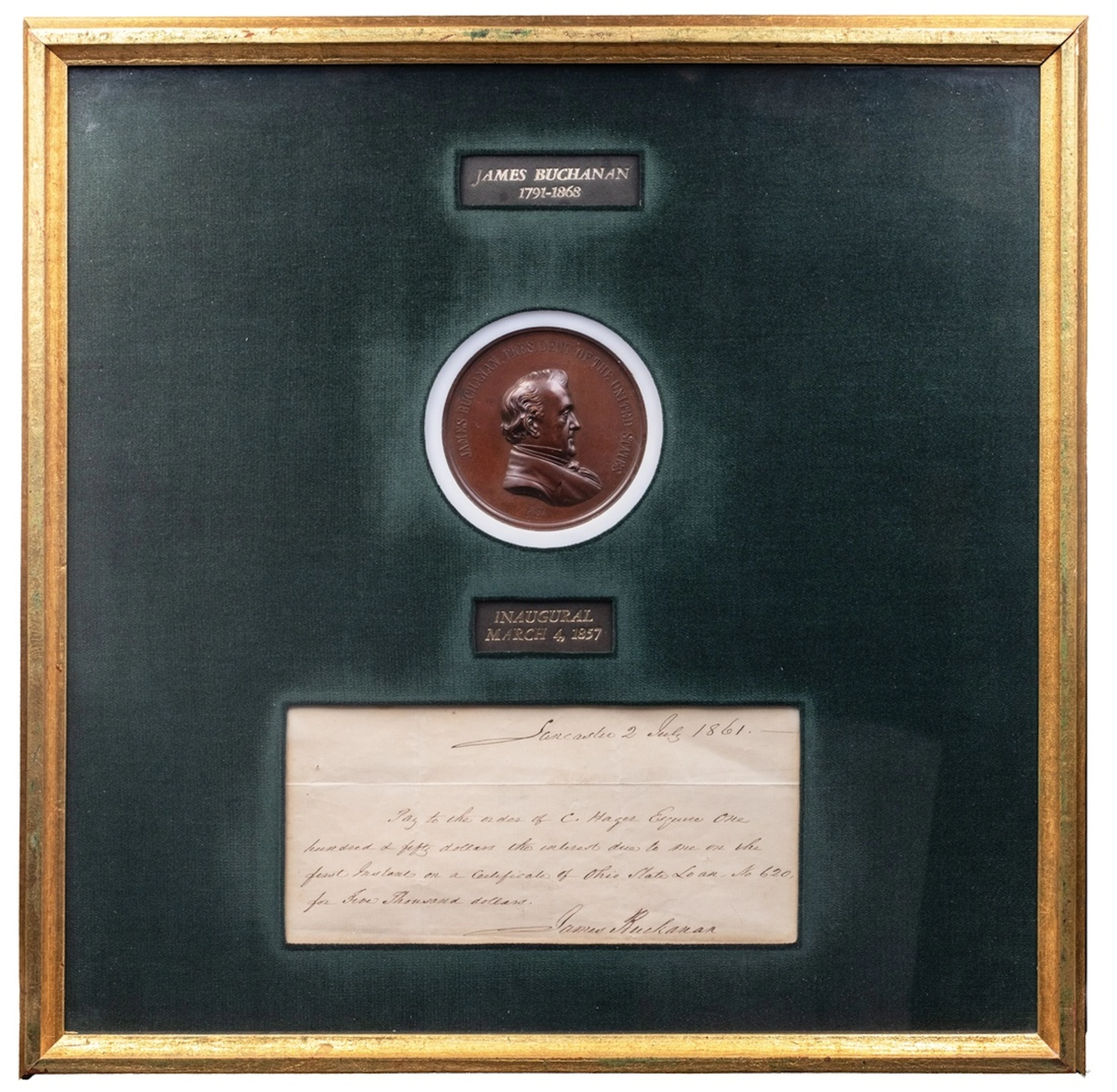 Commanders-in-Chief, JAMES BUCHANAN, 15th President of the United