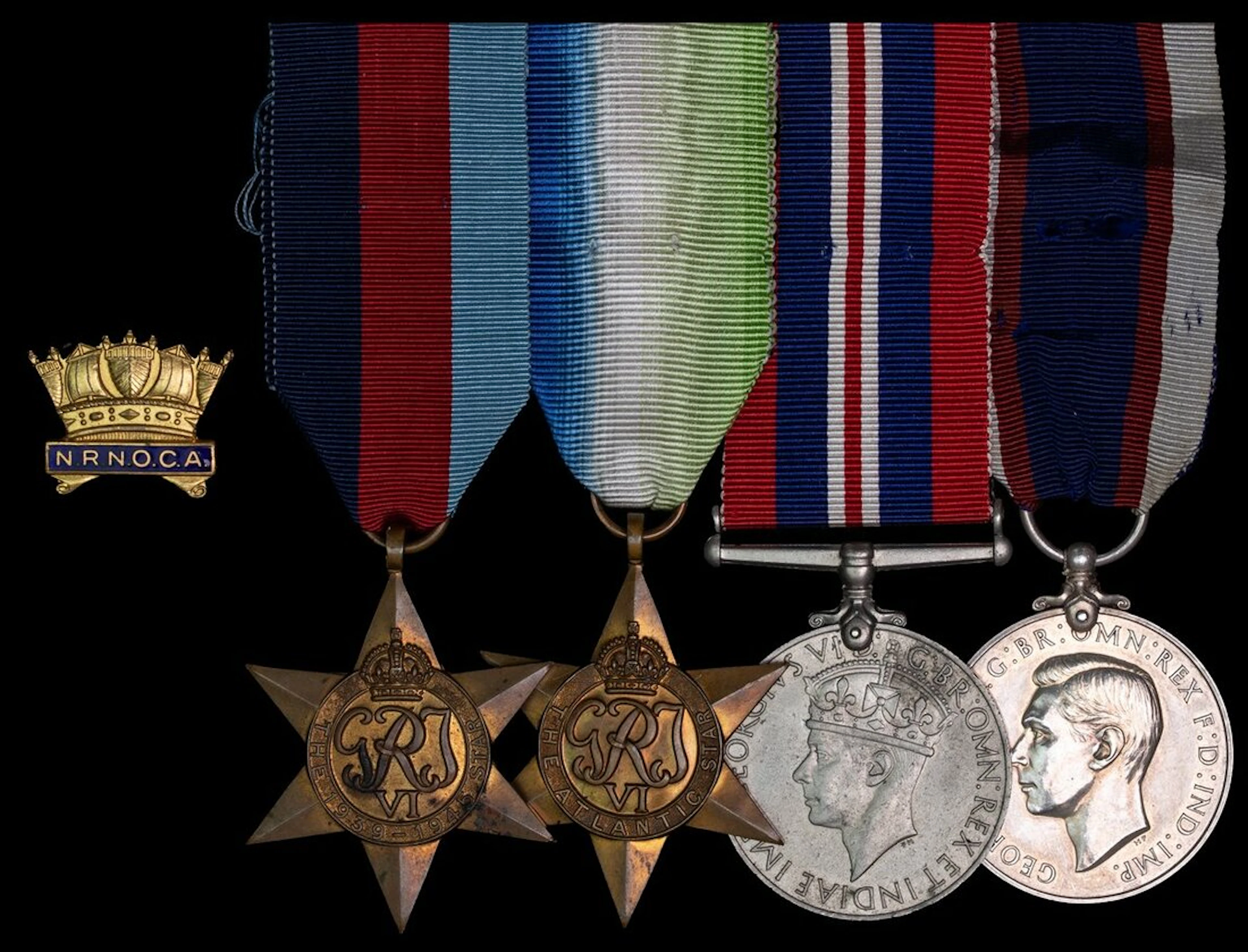 The campaign group of four awarded to Able Seaman J. Sumner, Royal