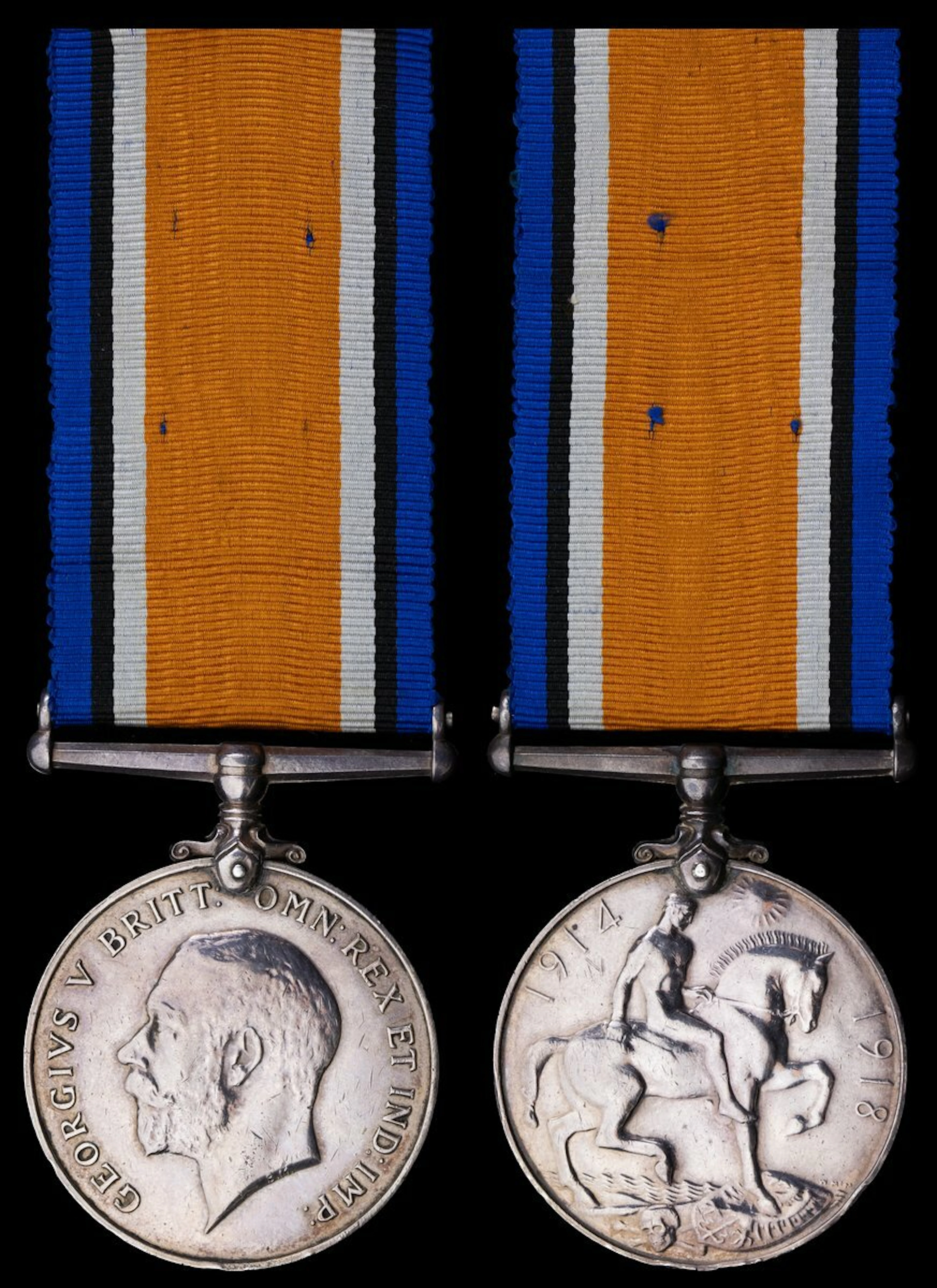 The British War Medal 1914-20 awarded to Lieutenant-Colonel A. M.