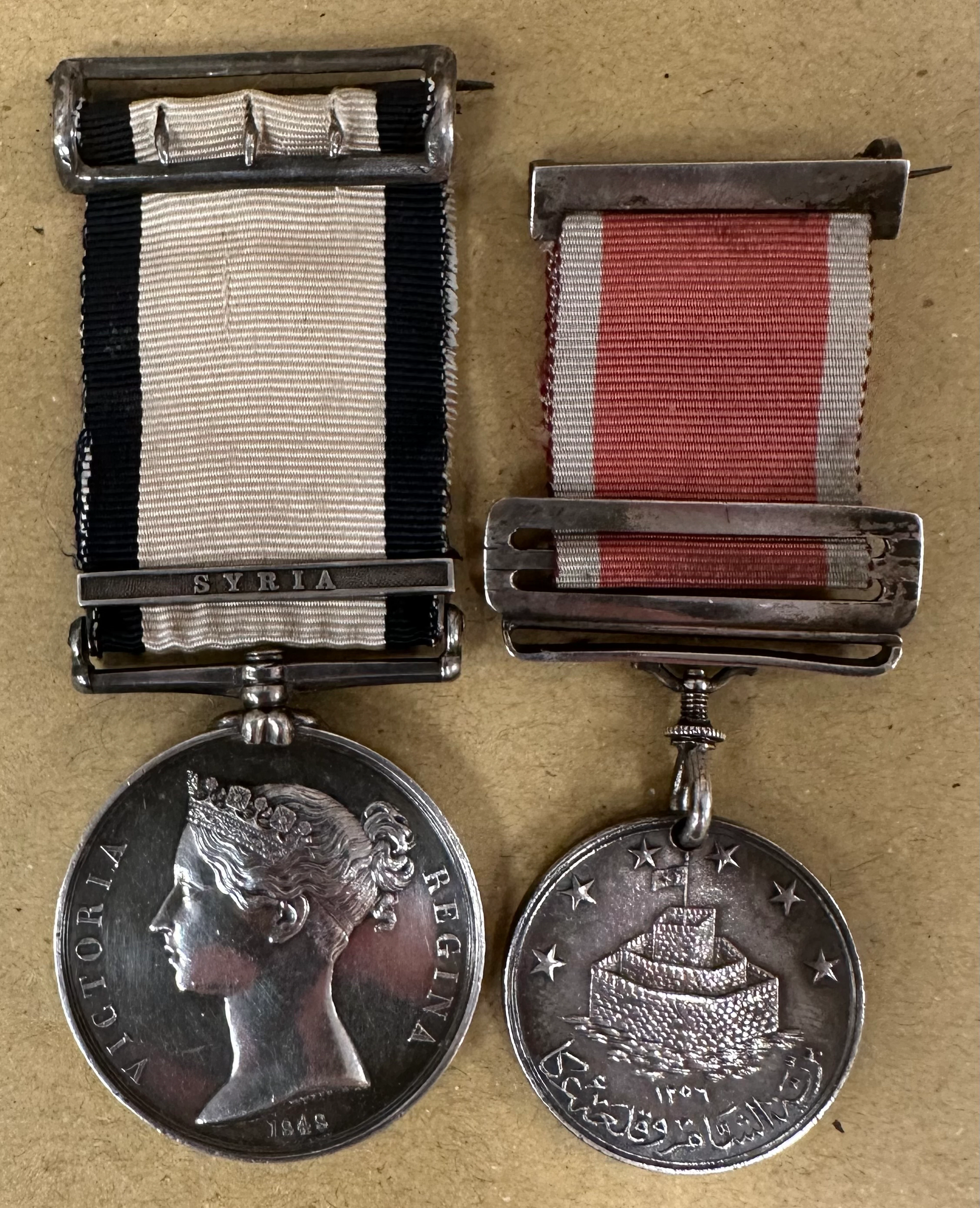 Pair: Lieutenant-Commander T. C. Meheux, Royal Navy Naval General