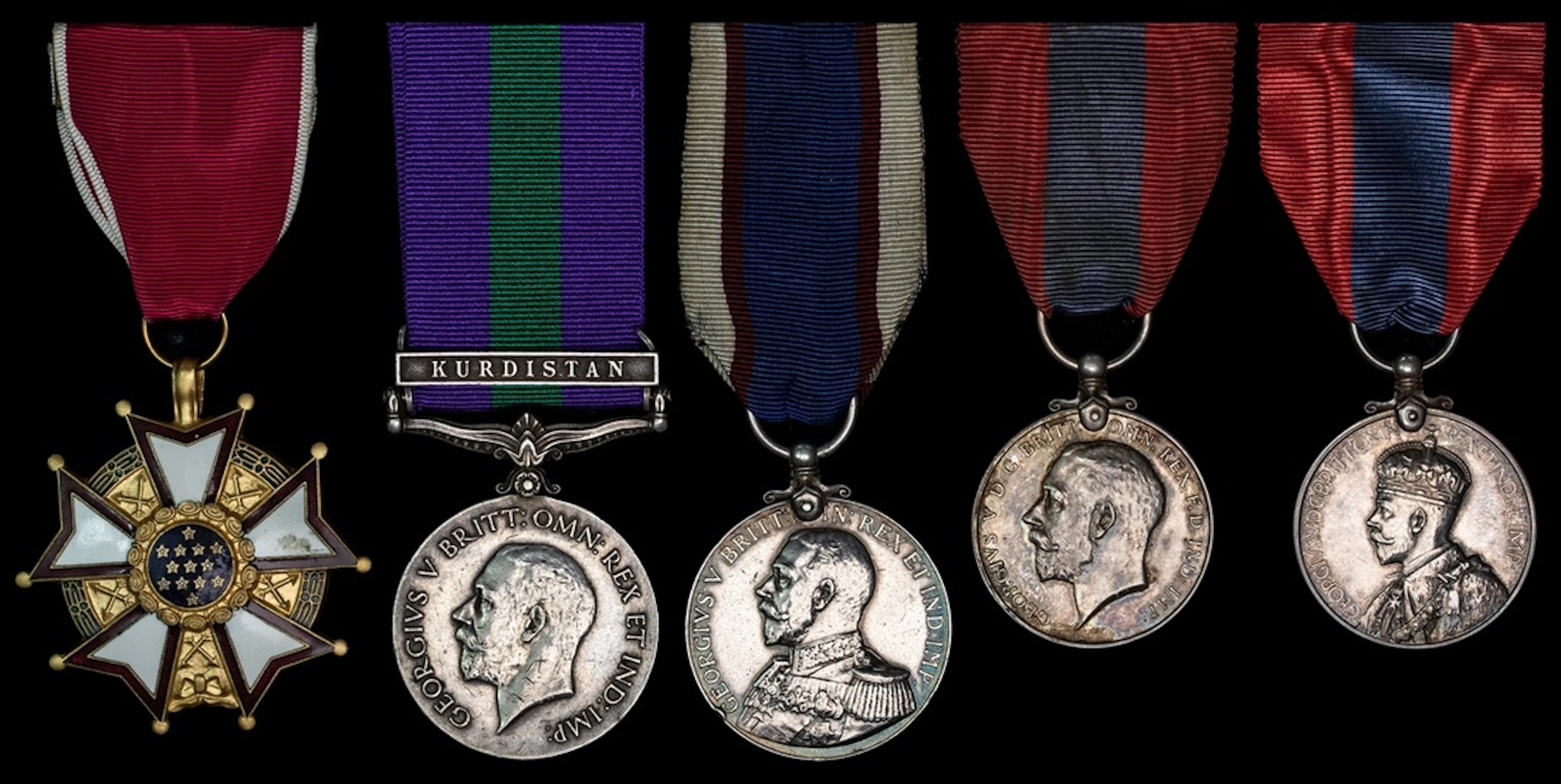General Service 1918-62, 1 clasp, Kurdistan (2404 Sepoy Yusuf Sharif.