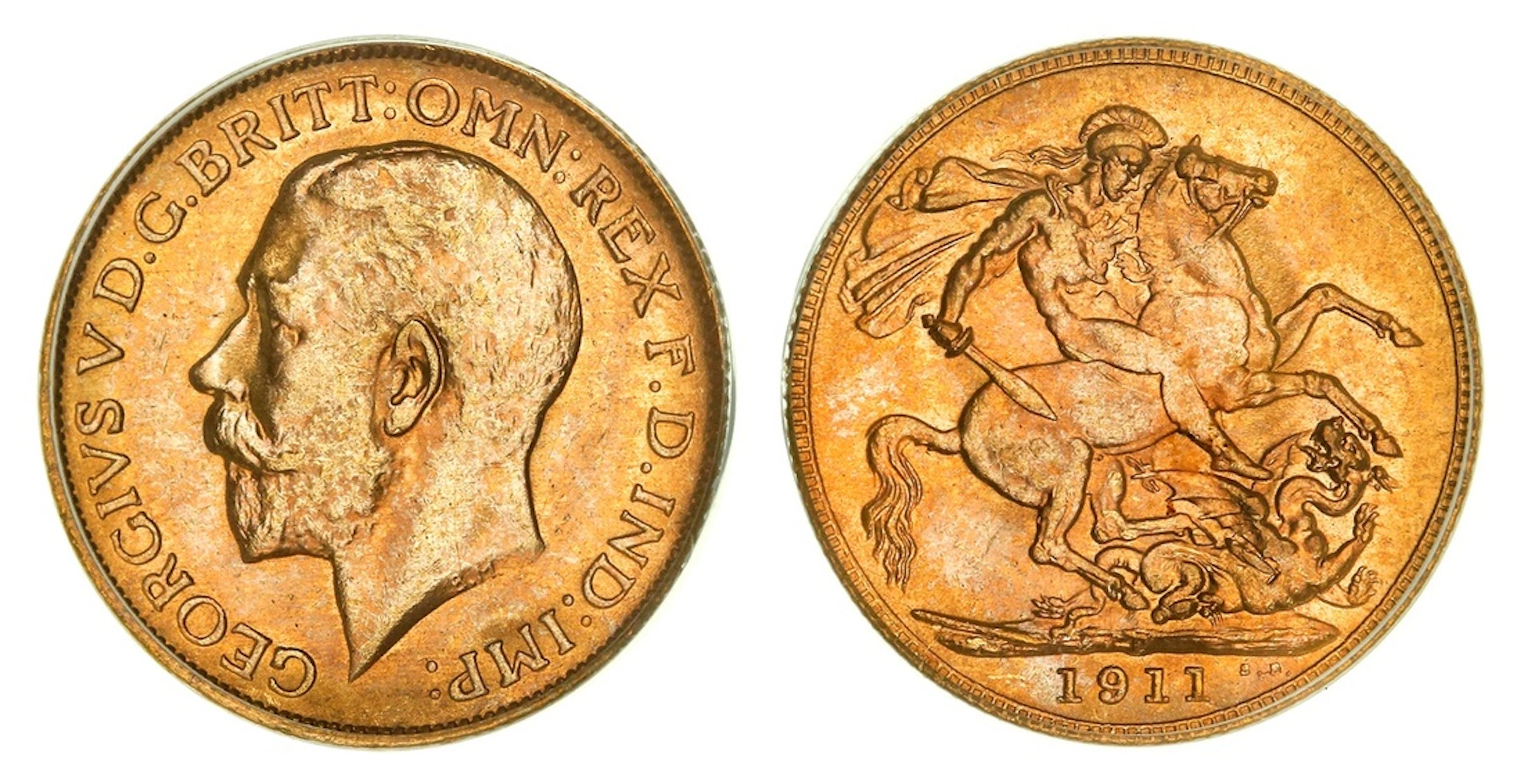 PCGS MS64 | *Top Pop* | Australia, George V (1910-1936), Sovereign