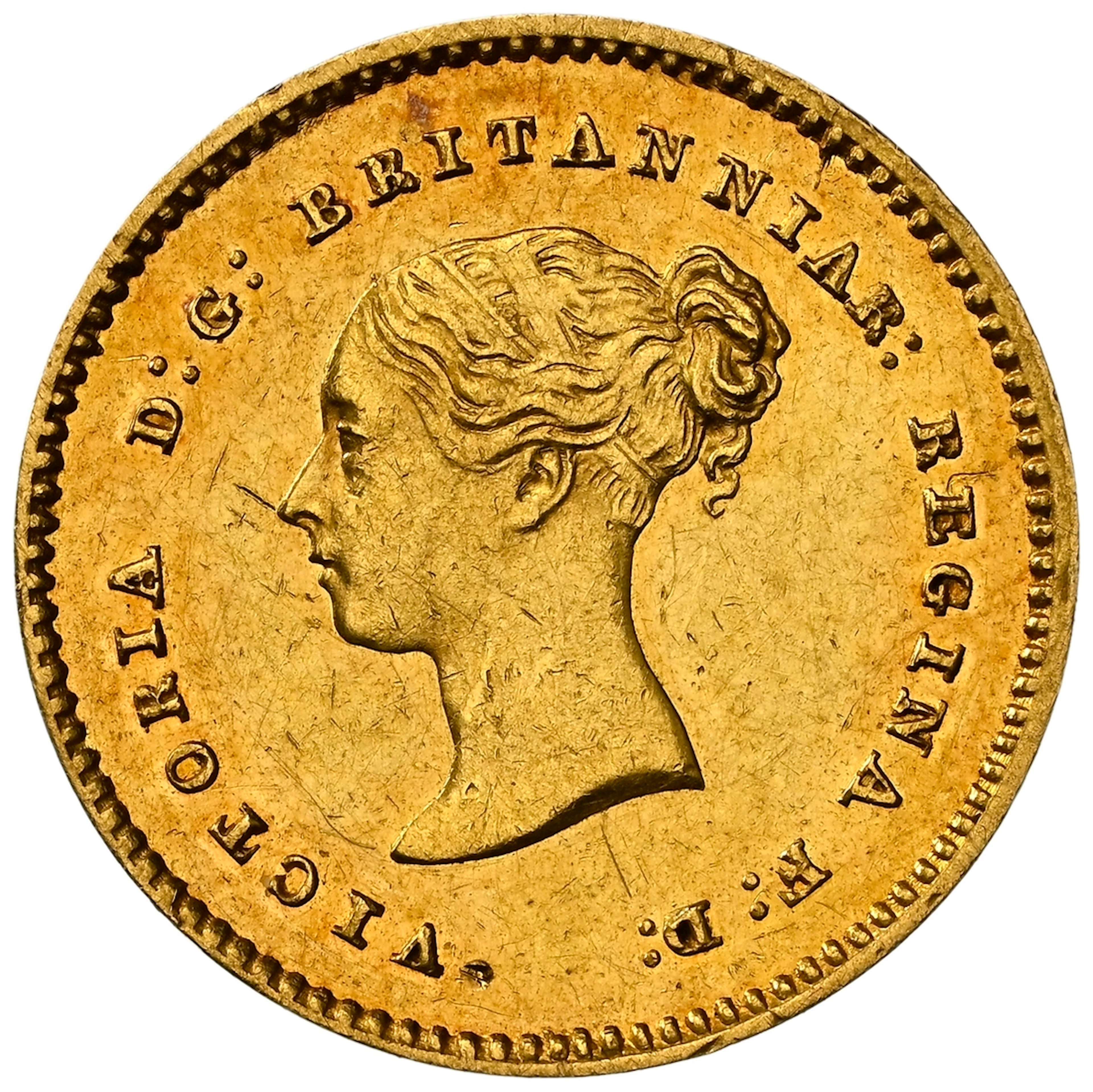 NGC PF61 | *Top Pop* | Victoria (1837-1901), Pattern for a Quarter-Sovereign