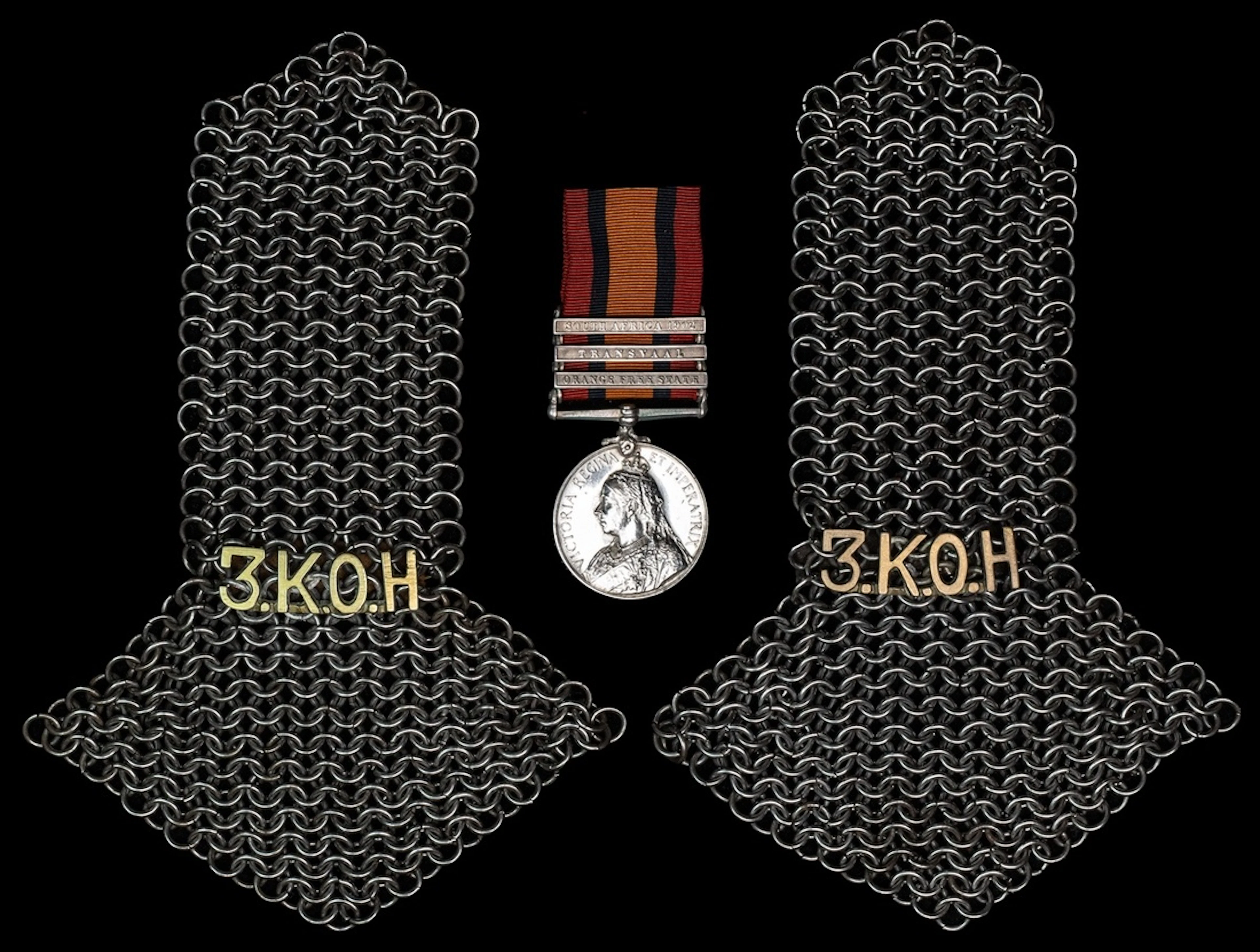 Queen's South Africa 1899-1902, 3 clasps, Orange Free State, Transvaal