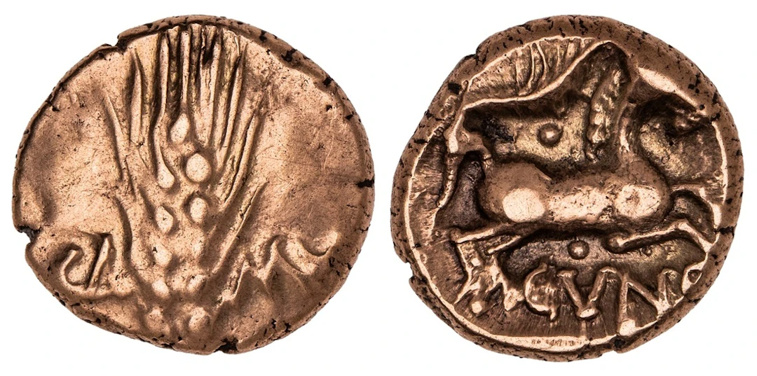 Catuvellauni & Trinovantes, Cunobelin (AD 8-41), AV Stater, 'Plastic'