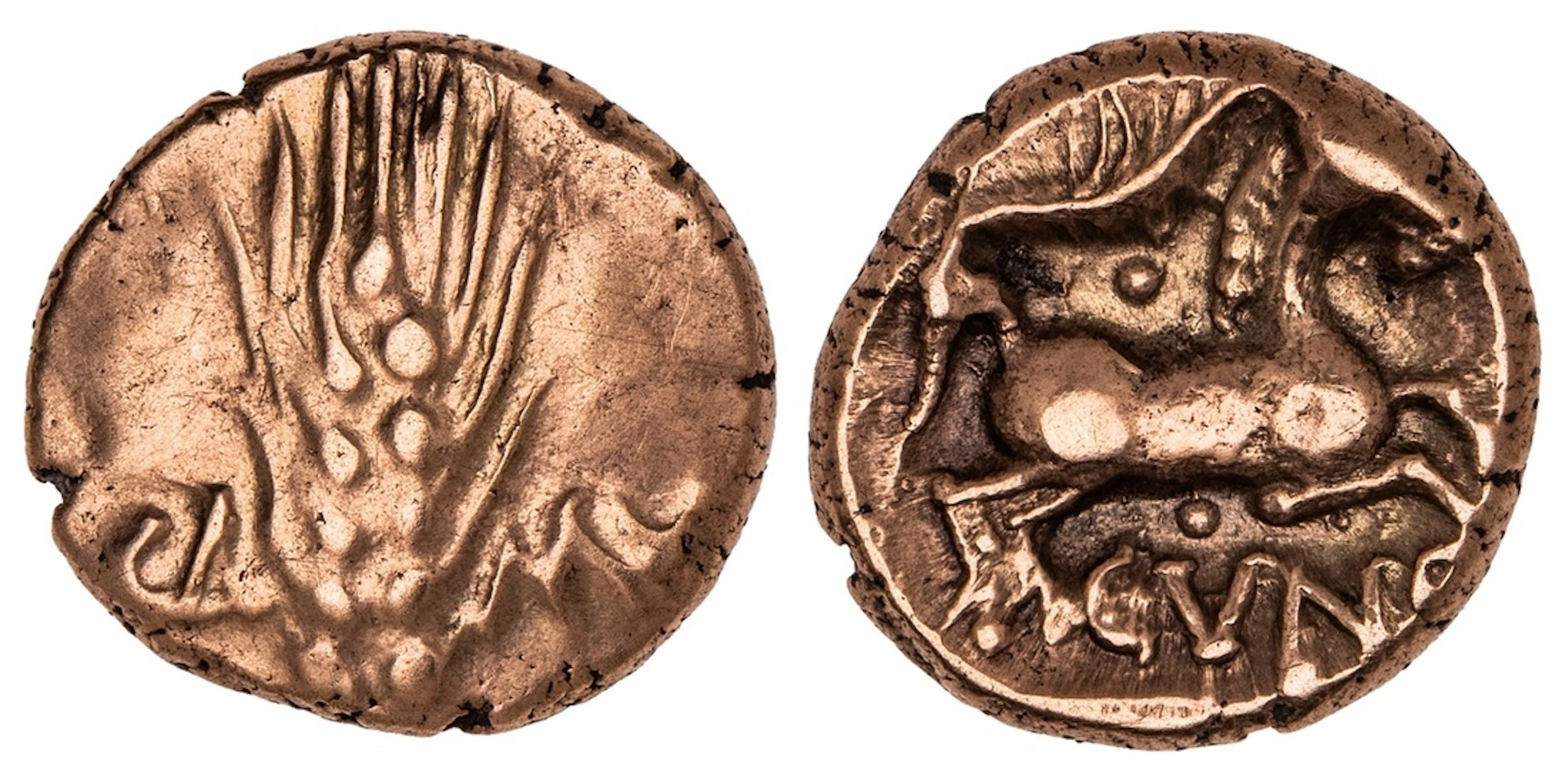 Catuvellauni & Trinovantes, Cunobelin (AD 8-41), AV Stater, 'Plastic'
