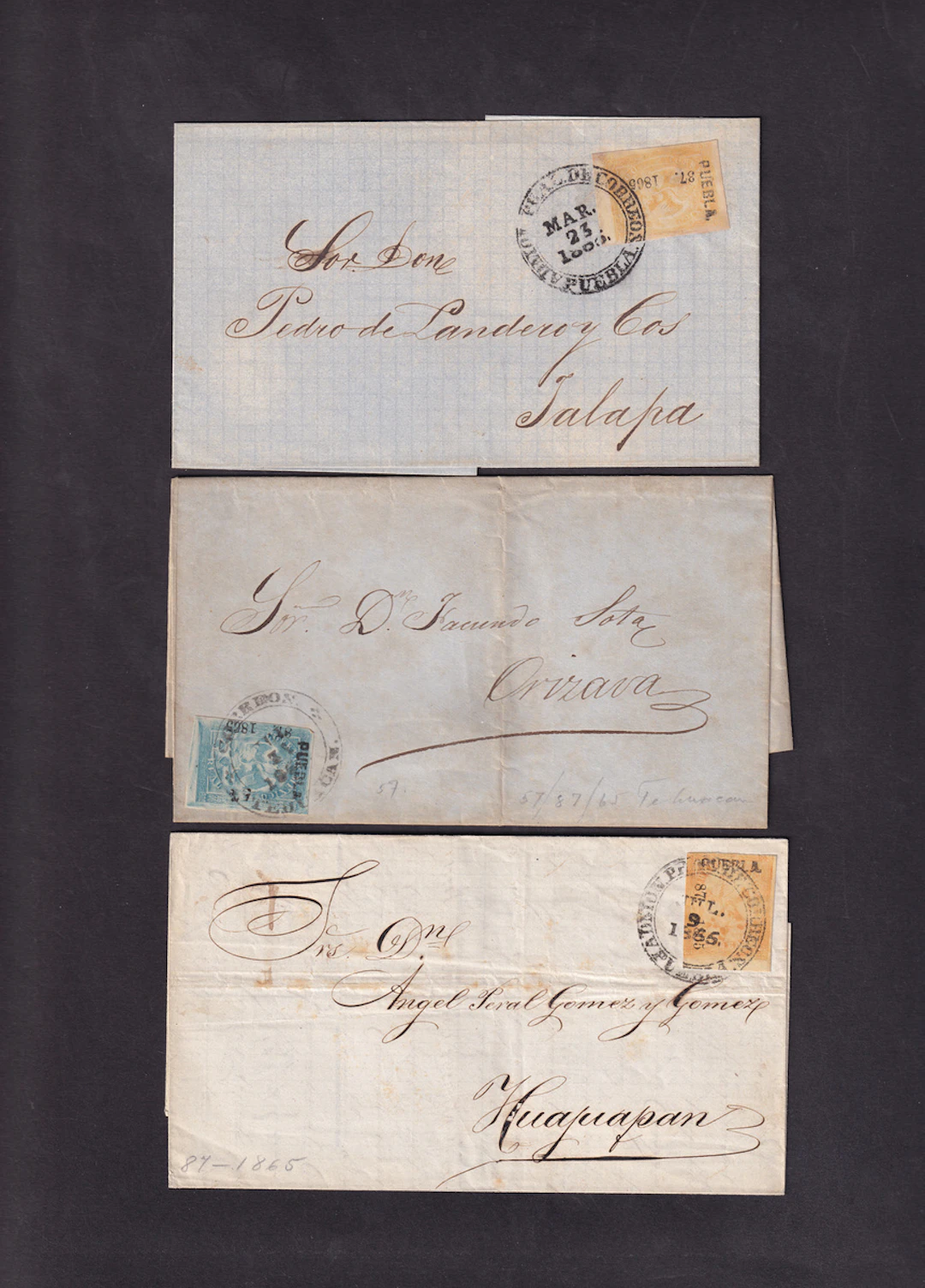 Mexico 1864 "Eagles" Issue