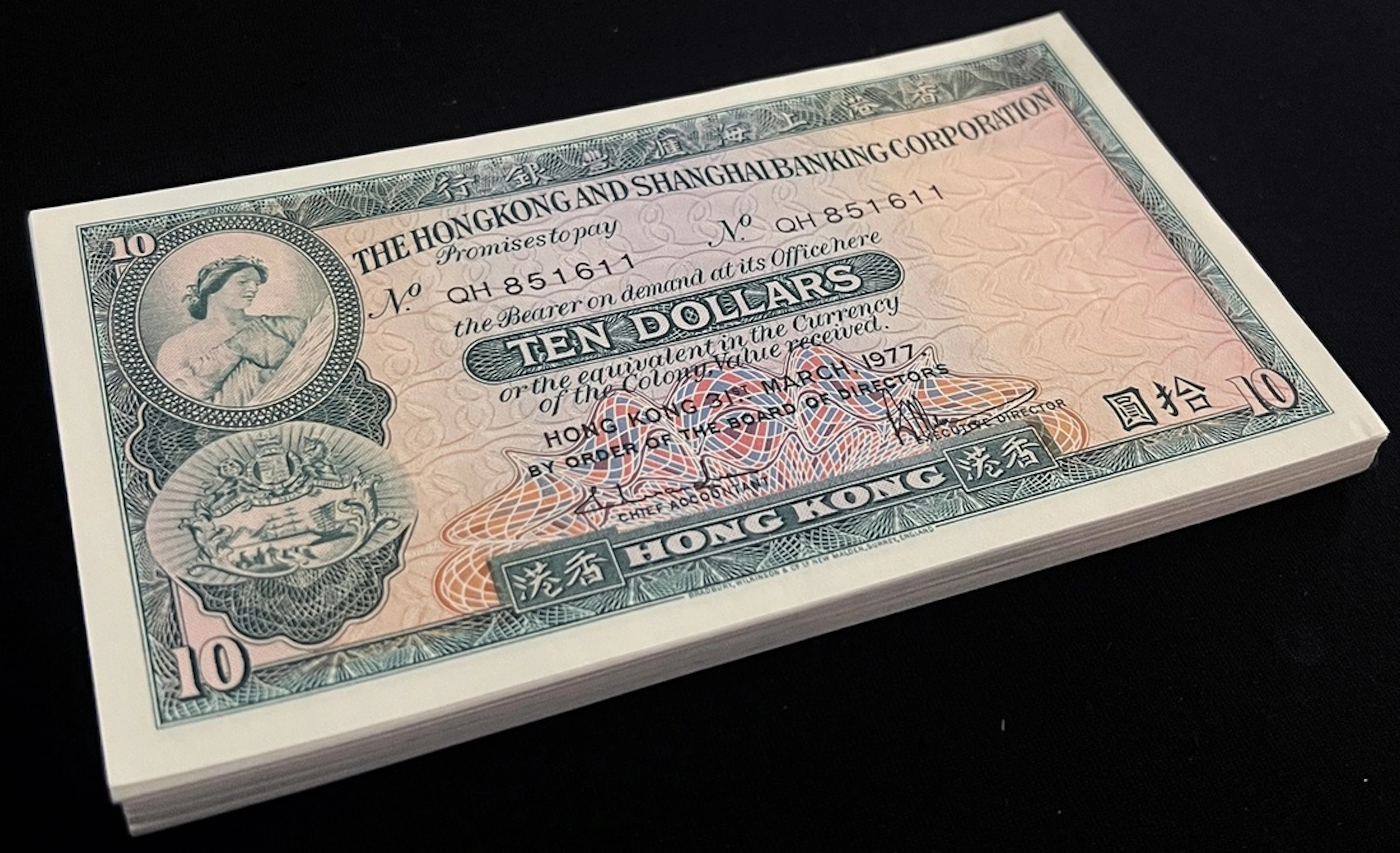 HongKong & Shanghai Banking Corporation, $10 (60), including several