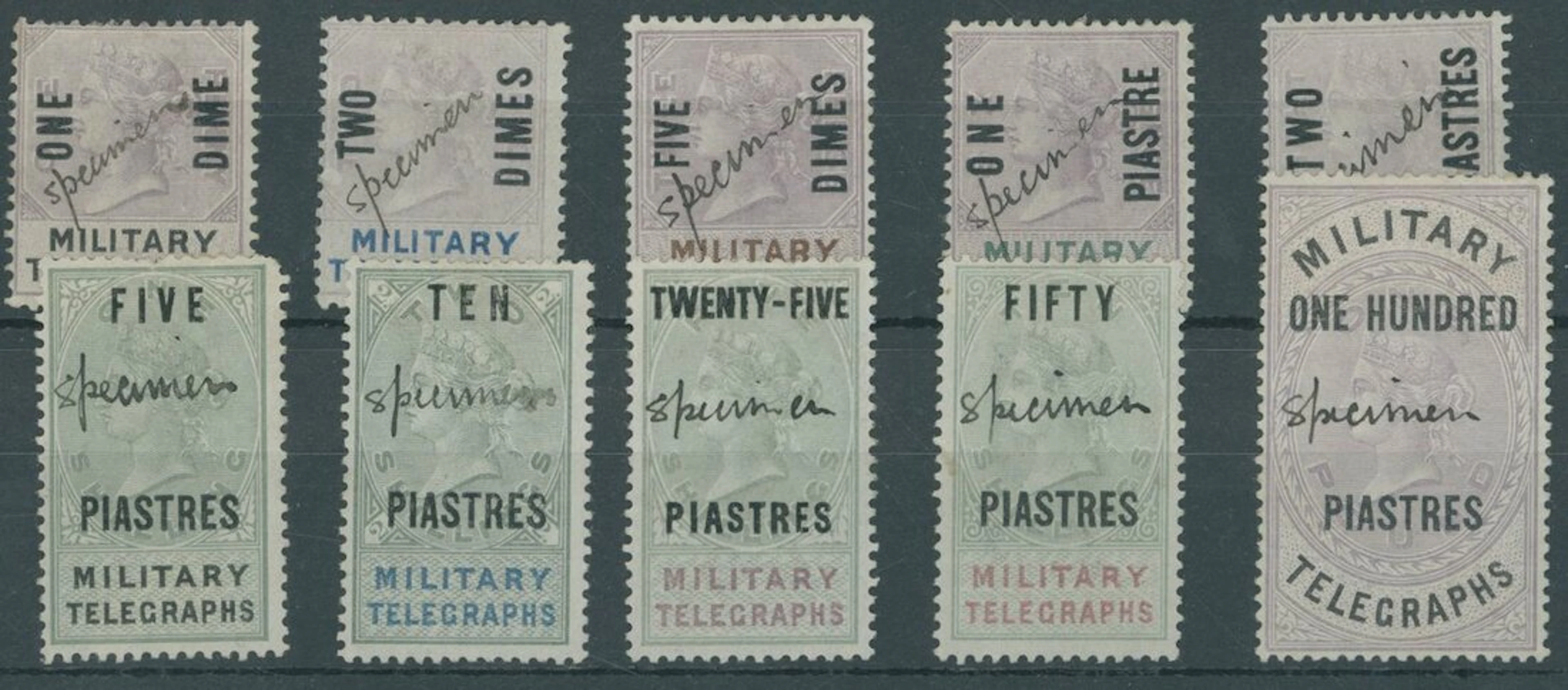 Bechuanaland Military Telegraphs Military Telegraphs For Use in Egypt: