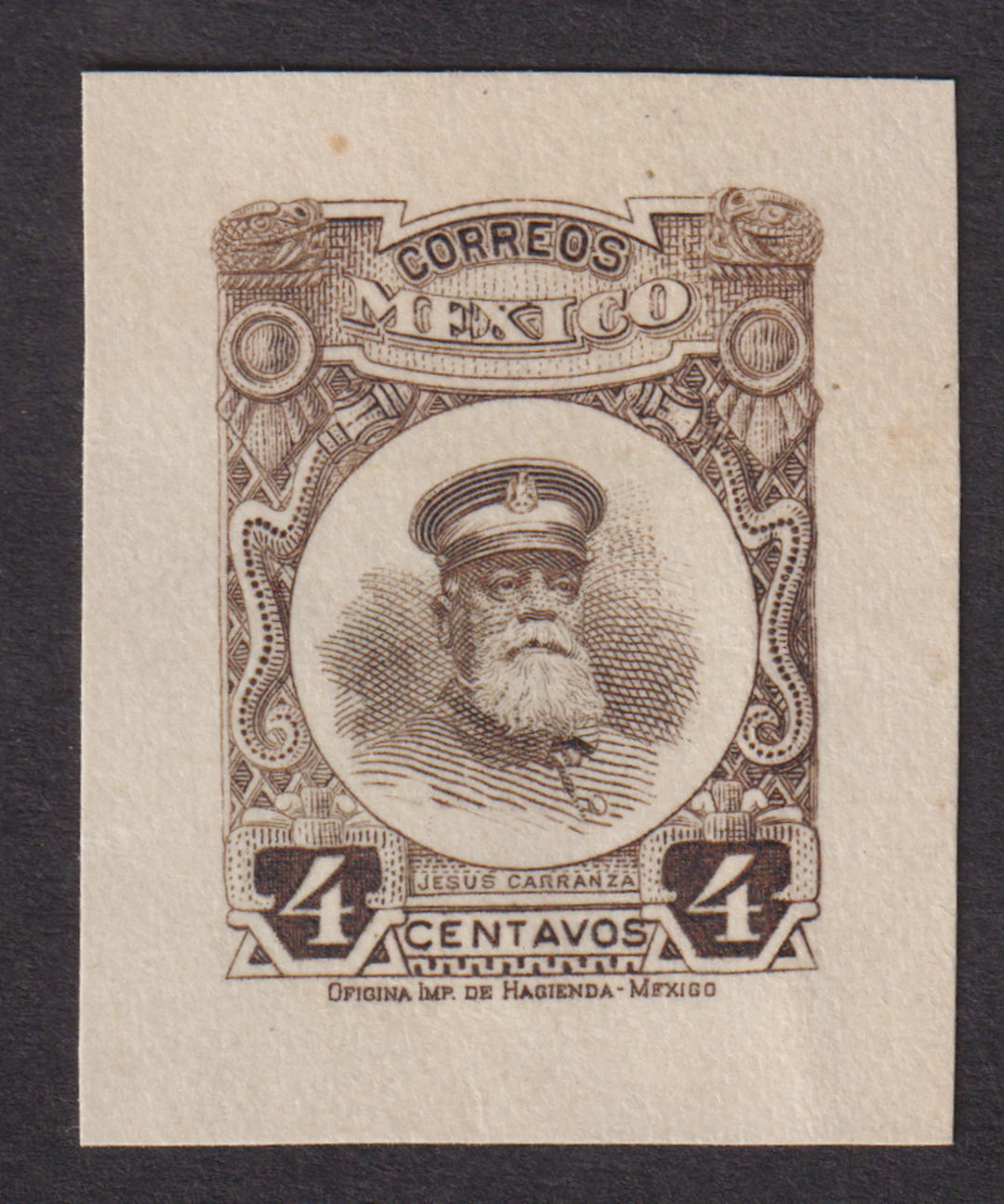 1914-1940 Revolutionary and Early 20th Century Period 1916, "Carranza"