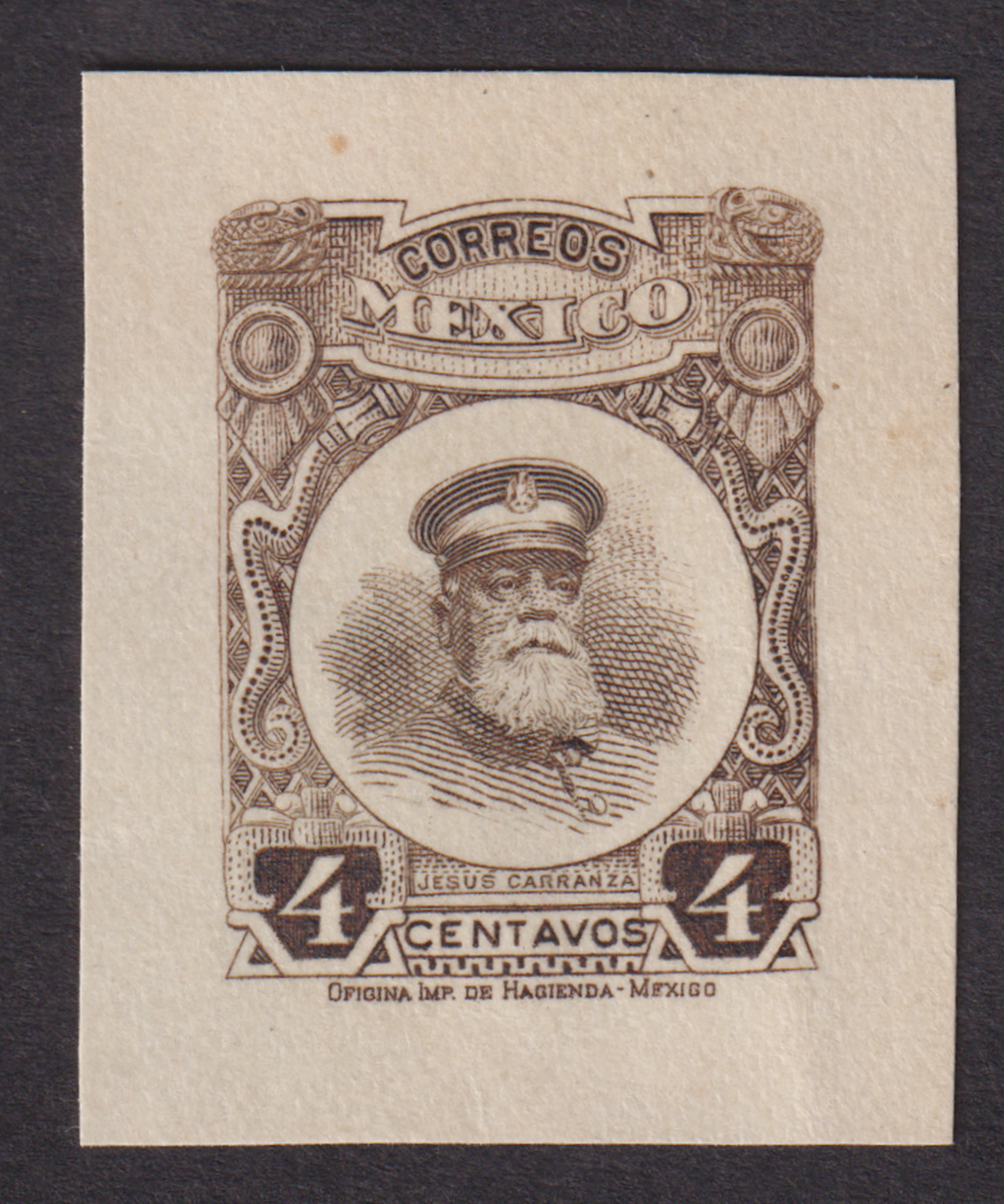 1914-1940 Revolutionary and Early 20th Century Period 1916, "Carranza"