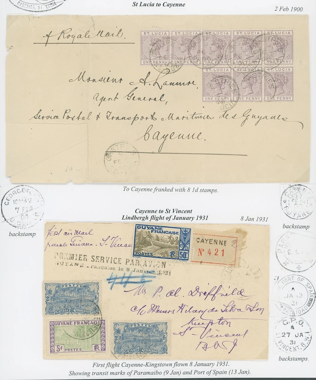 Postal History Ranges A miscellaneous group mainly on exhibition pages