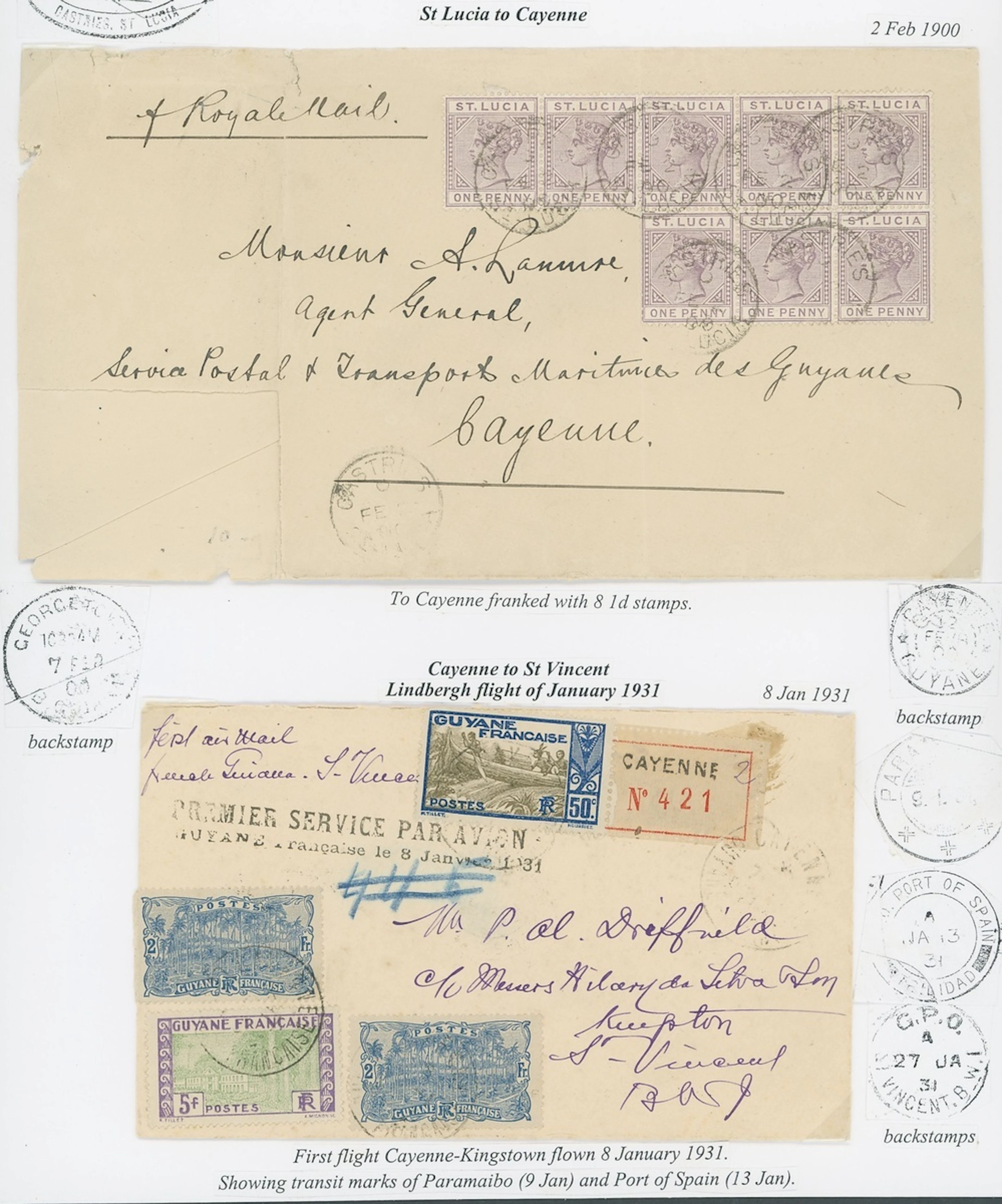 Postal History Ranges A miscellaneous group mainly on exhibition pages