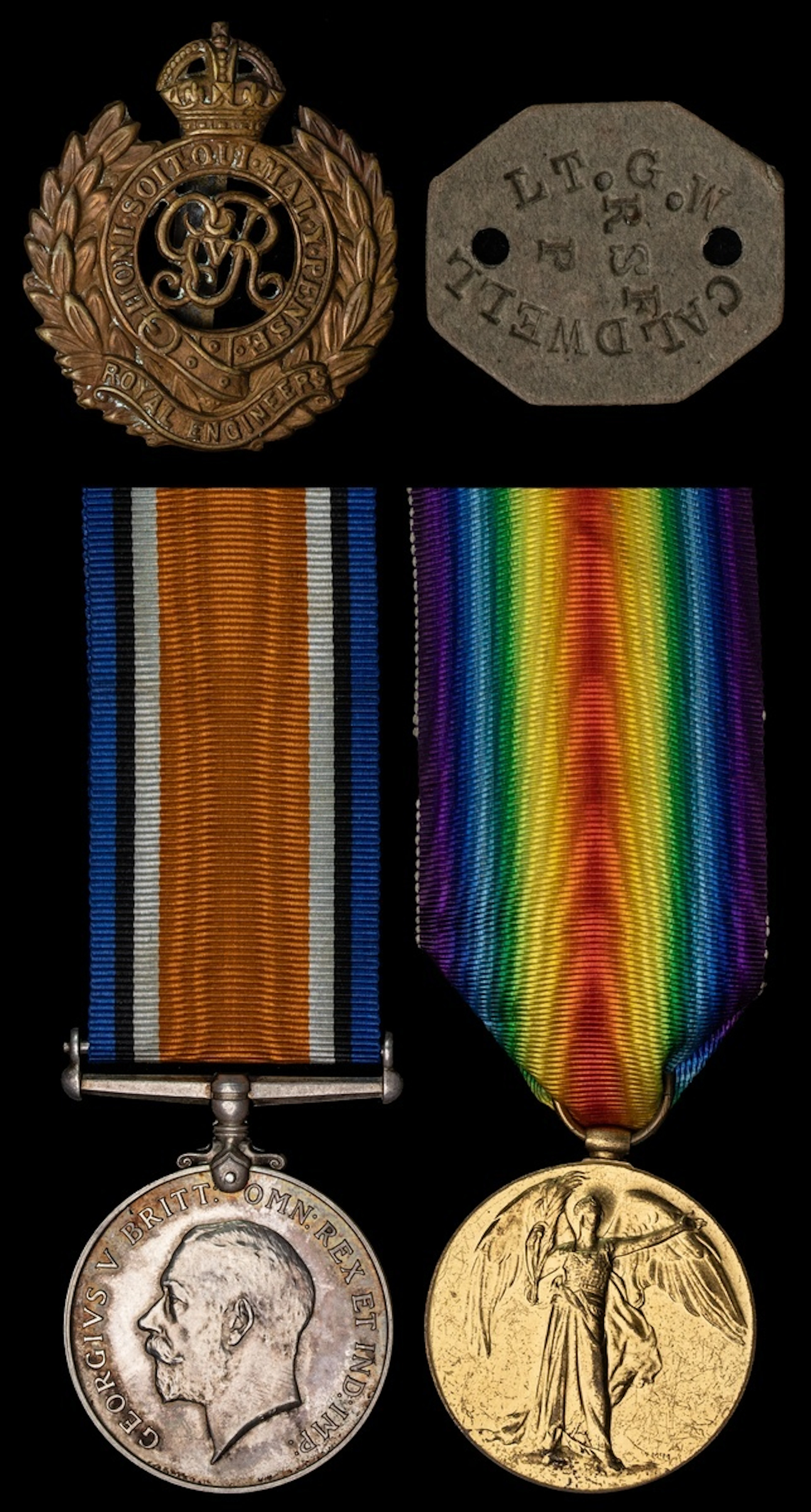 Pair: 2nd Lieutenant G. W. Caldwell, Royal Air Force late Cameron