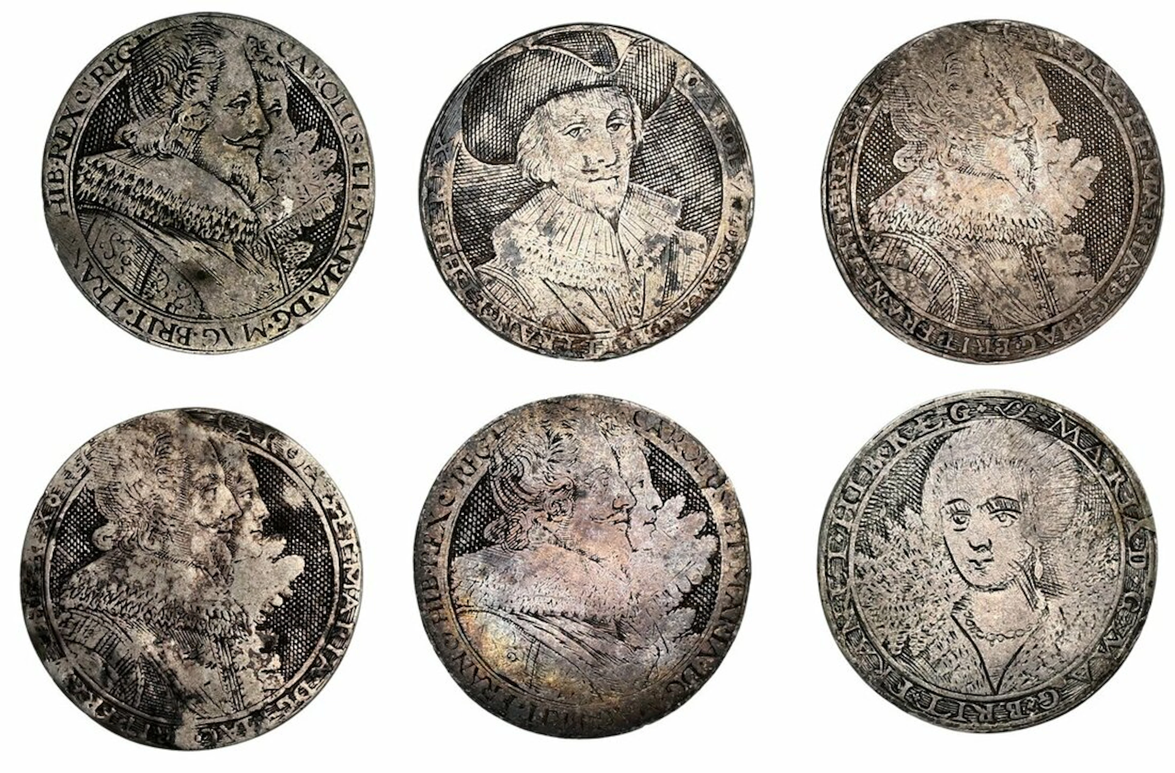 Charles I and Henrietta Maria, AR Stamped Counter, c.1616-1627, unsigned