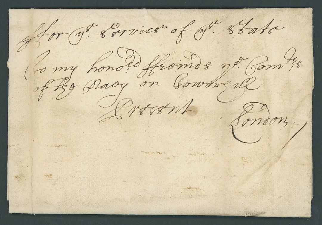 Great Britain Postal History Express Mail 1653 'New Post' 1653 (23