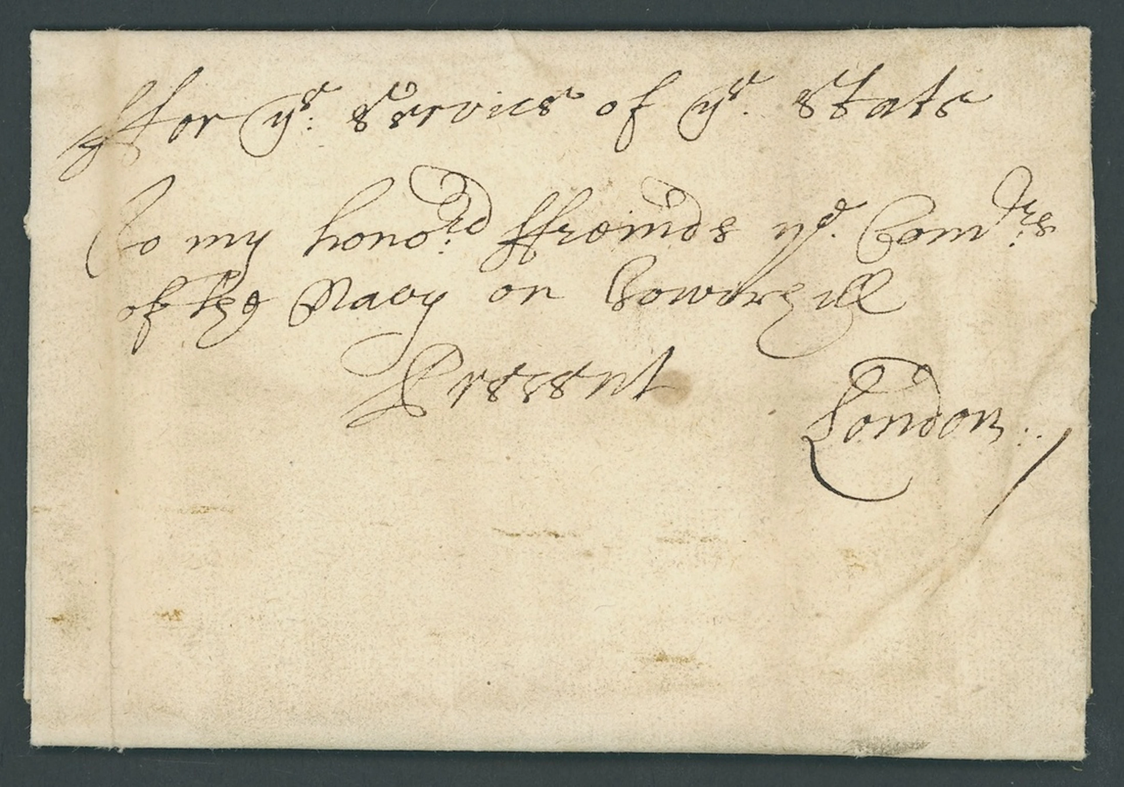 Great Britain Postal History Express Mail 1653 'New Post' 1653 (23