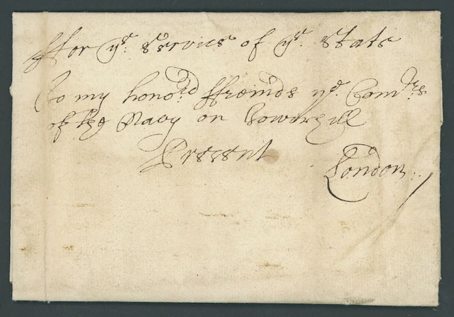 Great Britain Postal History Express Mail 1653 'New Post' 1653 (23