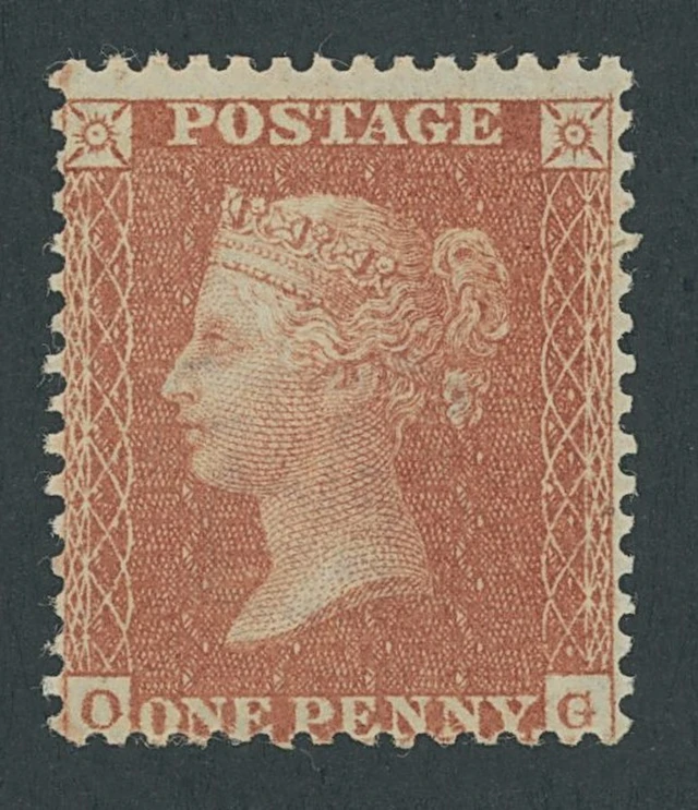 Great Britain 1854-57 Watermark Large Crown, Perf. 14 1d. orange-brown