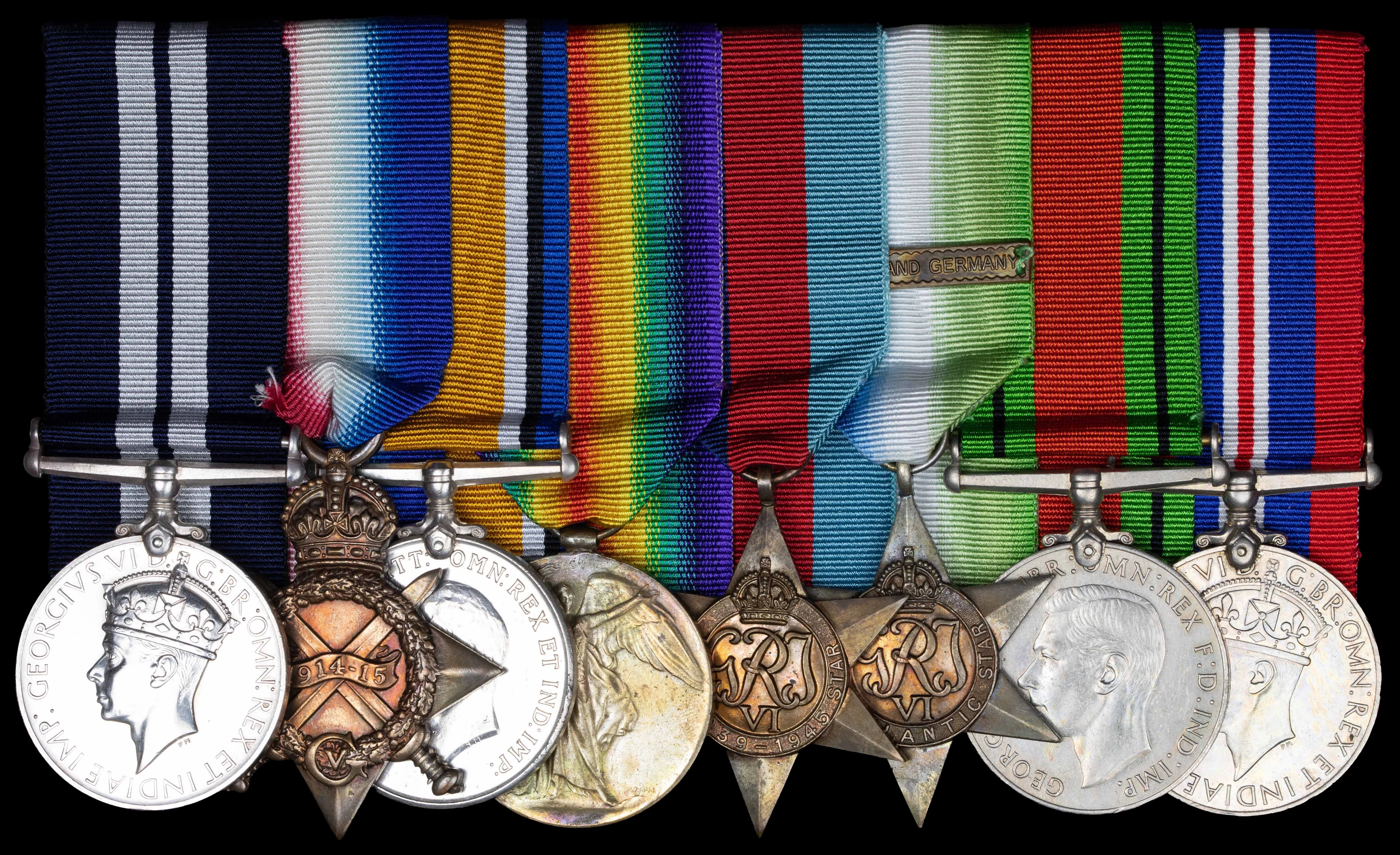 A 'Battle of the Atlantic 1942' D.S.M. group of eight awarded to Stoker