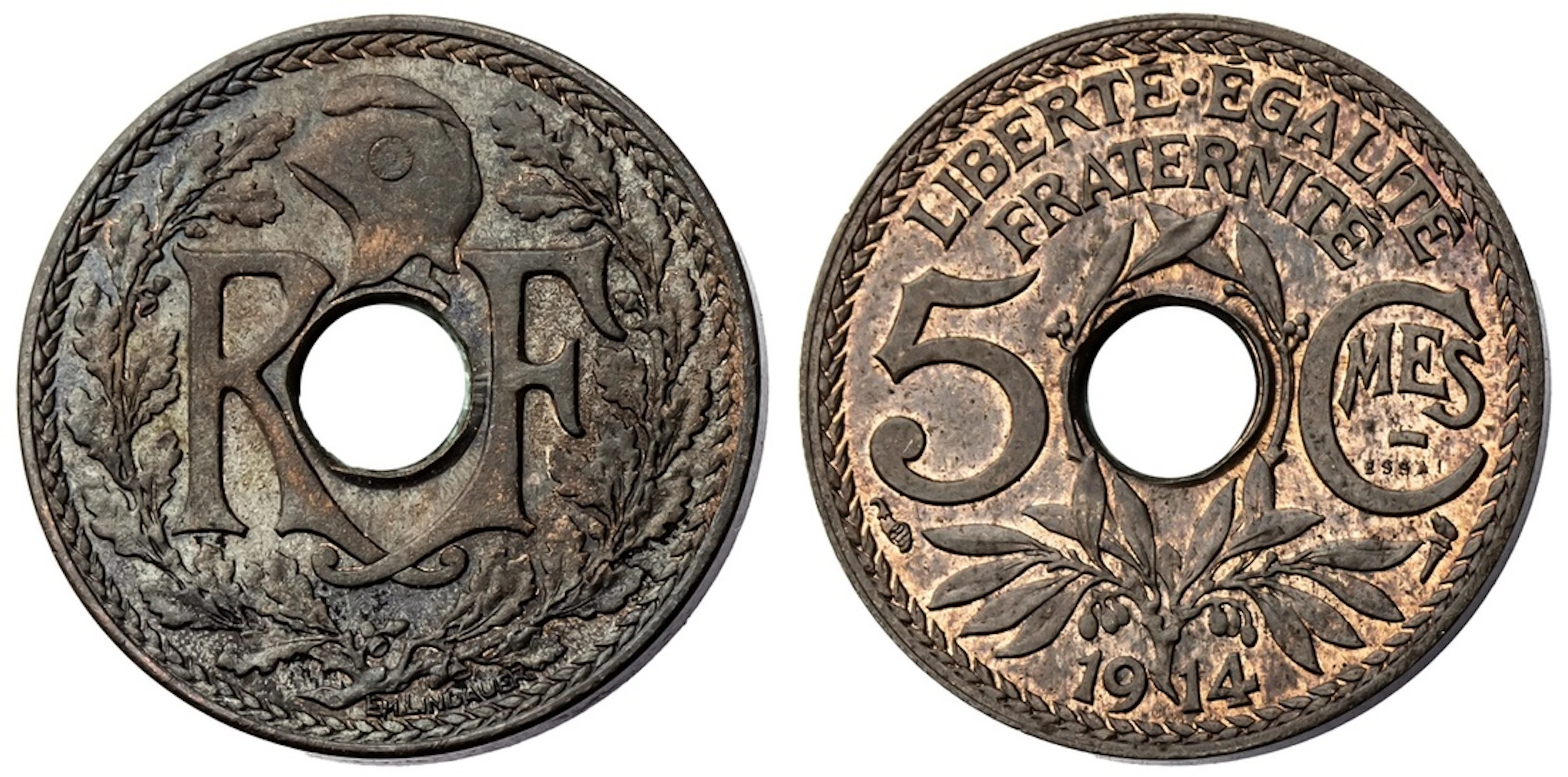 NGC MS62 BN | *Top Pop* | France, Third Republic (1870-1940), Bronze