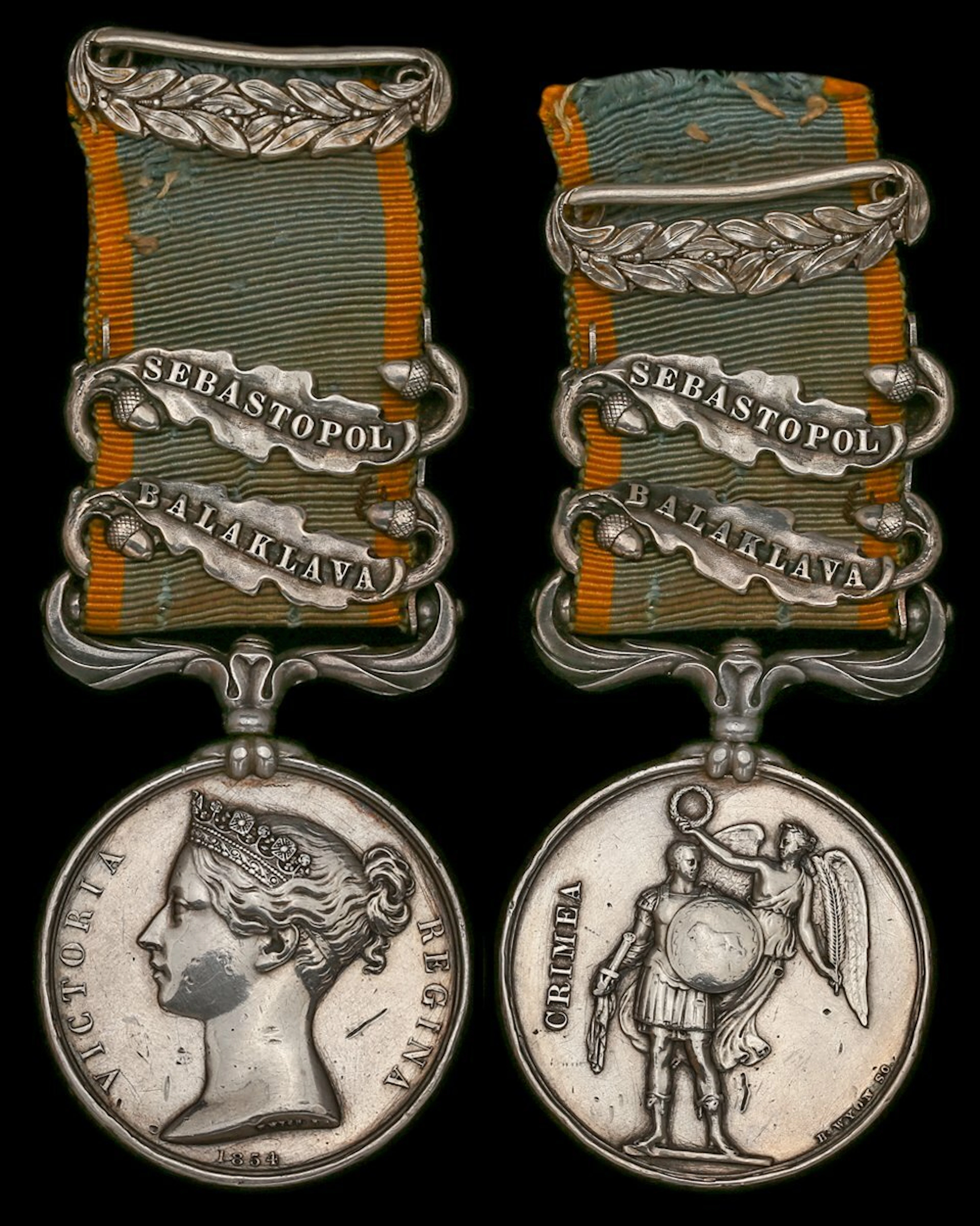The Crimea Medal awarded to Private H. J. Wakelin, 11th Hussars (Prince