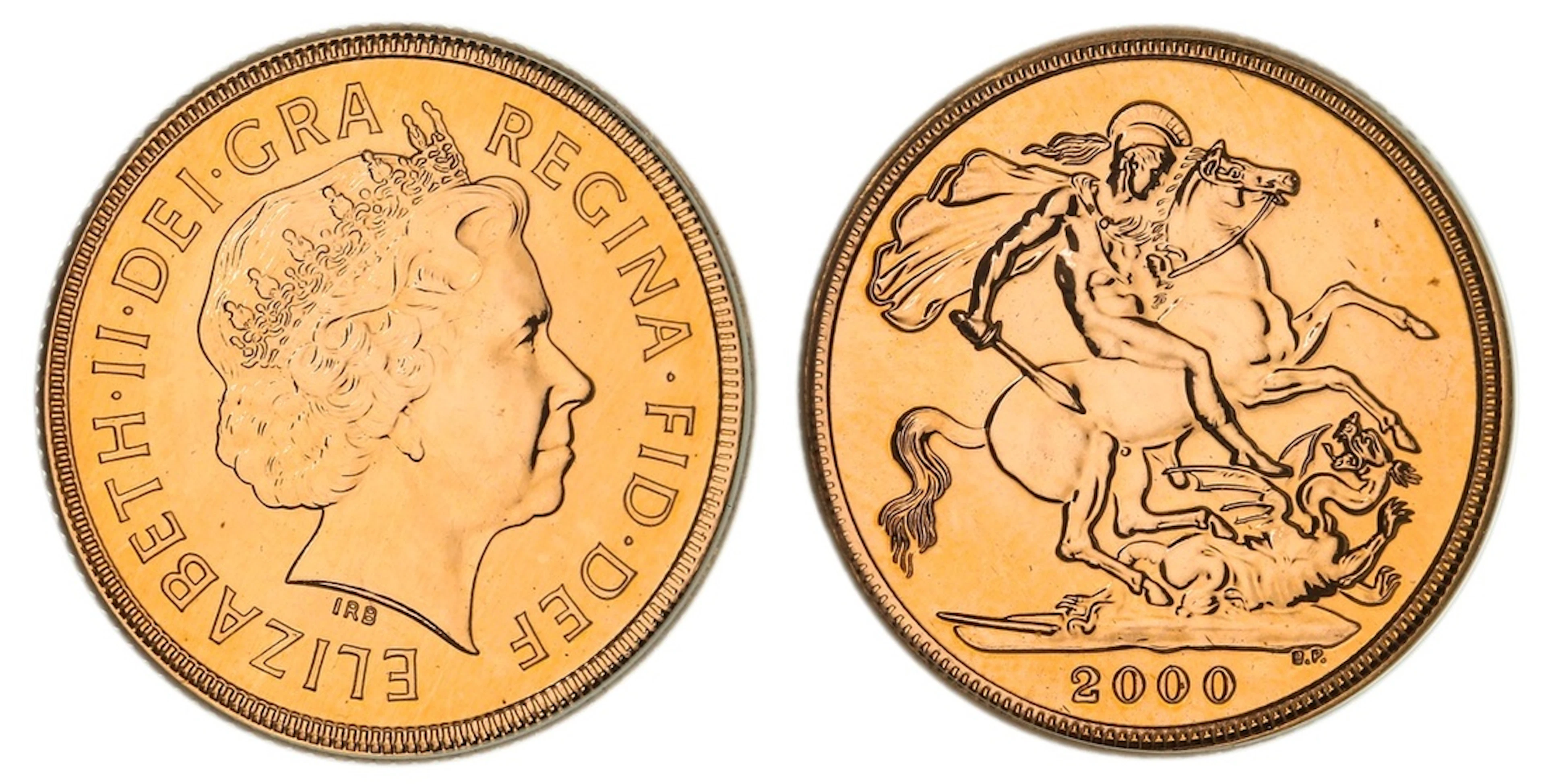 PCGS MS68 | Elizabeth II (1952-2022), Sovereign, 2000, by Ian Rank-Broadley