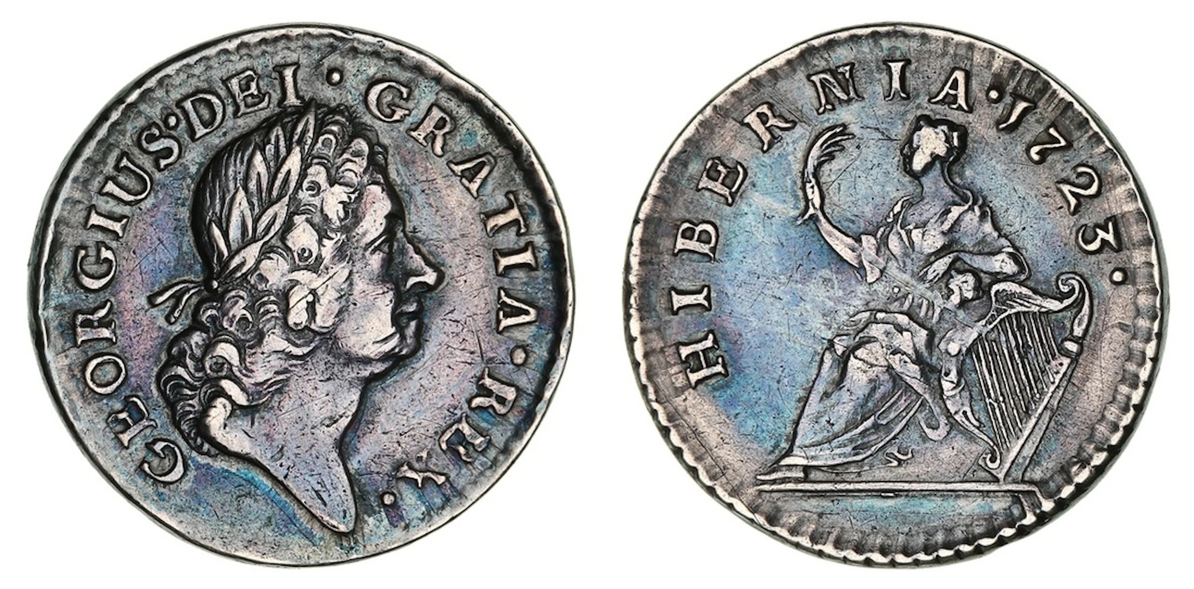 Ireland, George I (1714-1727), William Wood's Coinage, Silver Proof