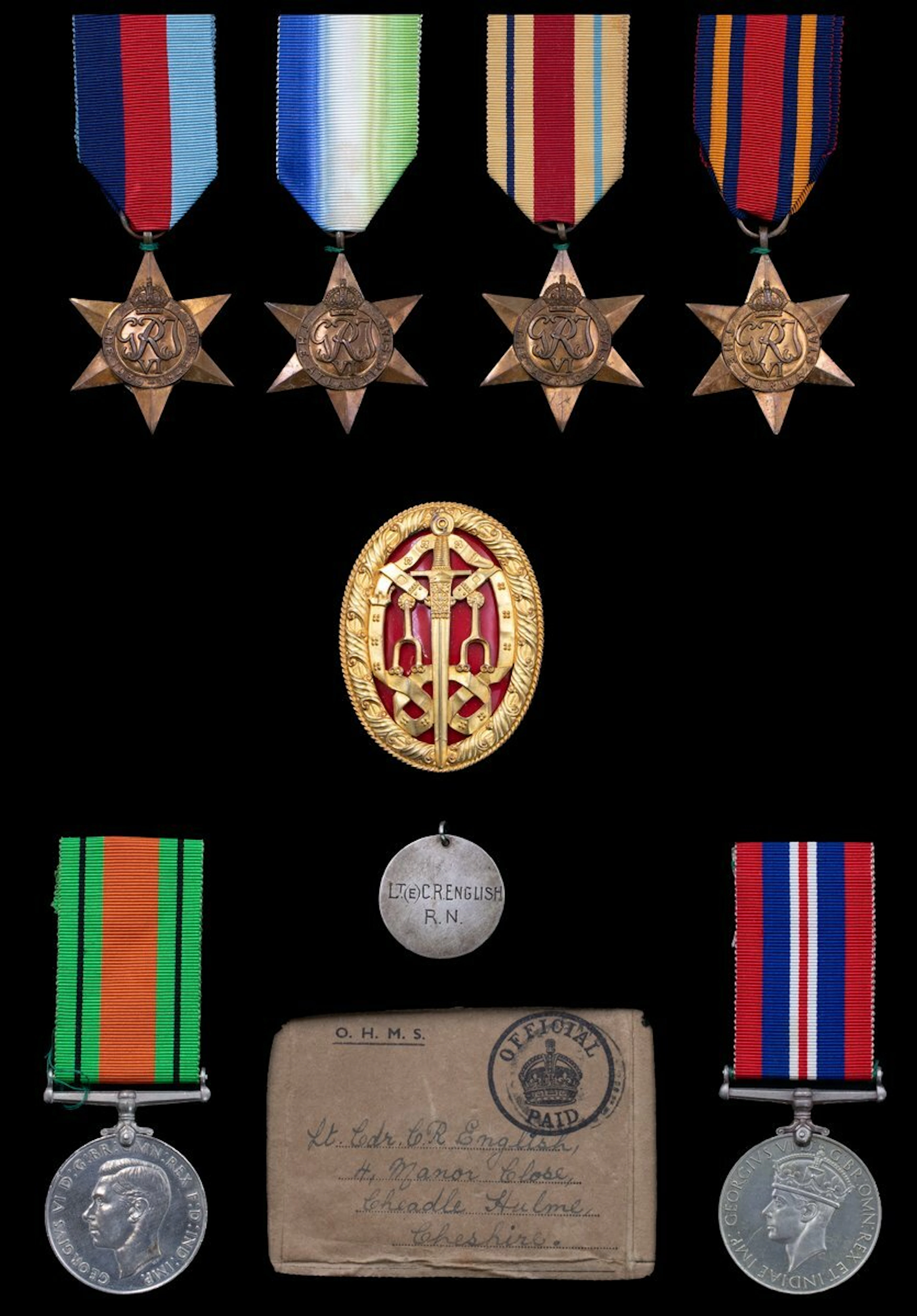 A Knight Bachelor's group of seven awarded to Sir C. R. English, Director