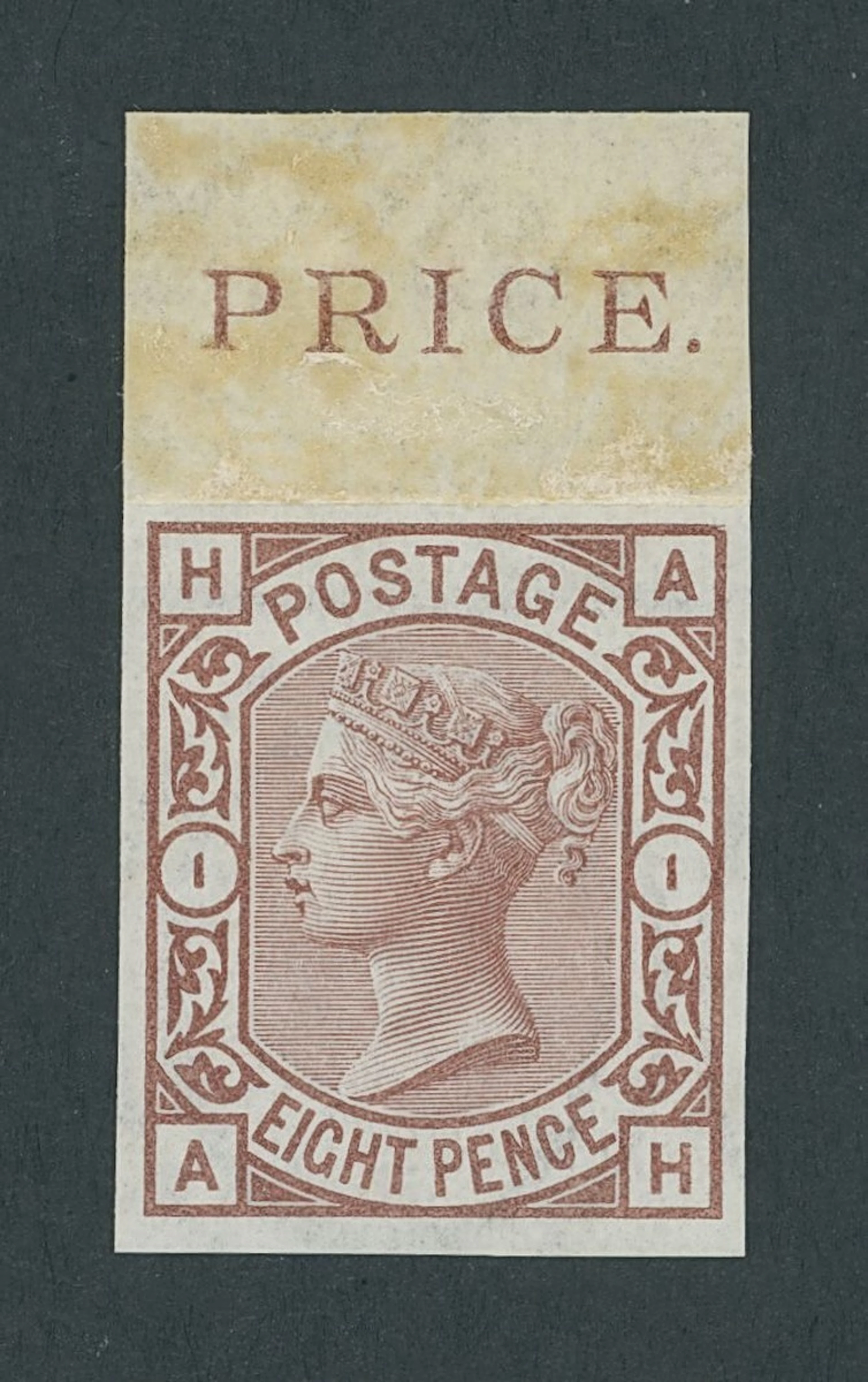 Great Britain 1876 Prepared for Use but not Issued 8d. purple-brown