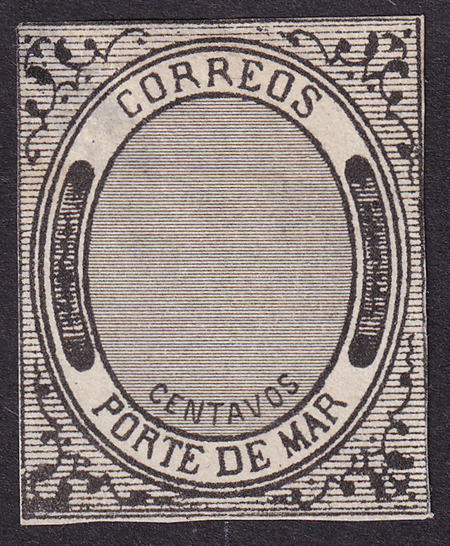 1884-1913 Post-Classic Period 1875, "Porte de Mar", black on white