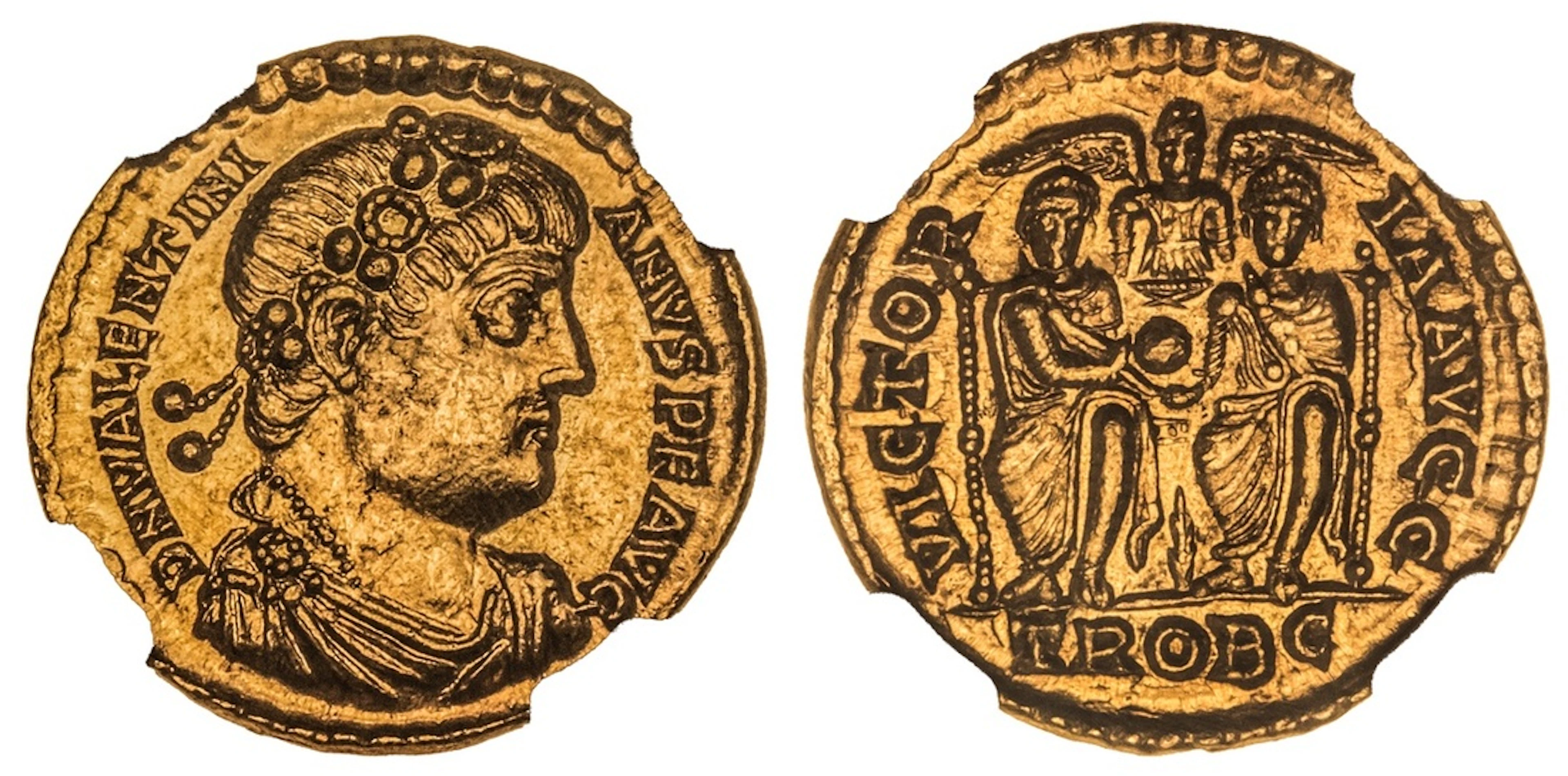 NGC MS | Roman Empire, Valentinian I (AD 364-375), AV Solidus, struck