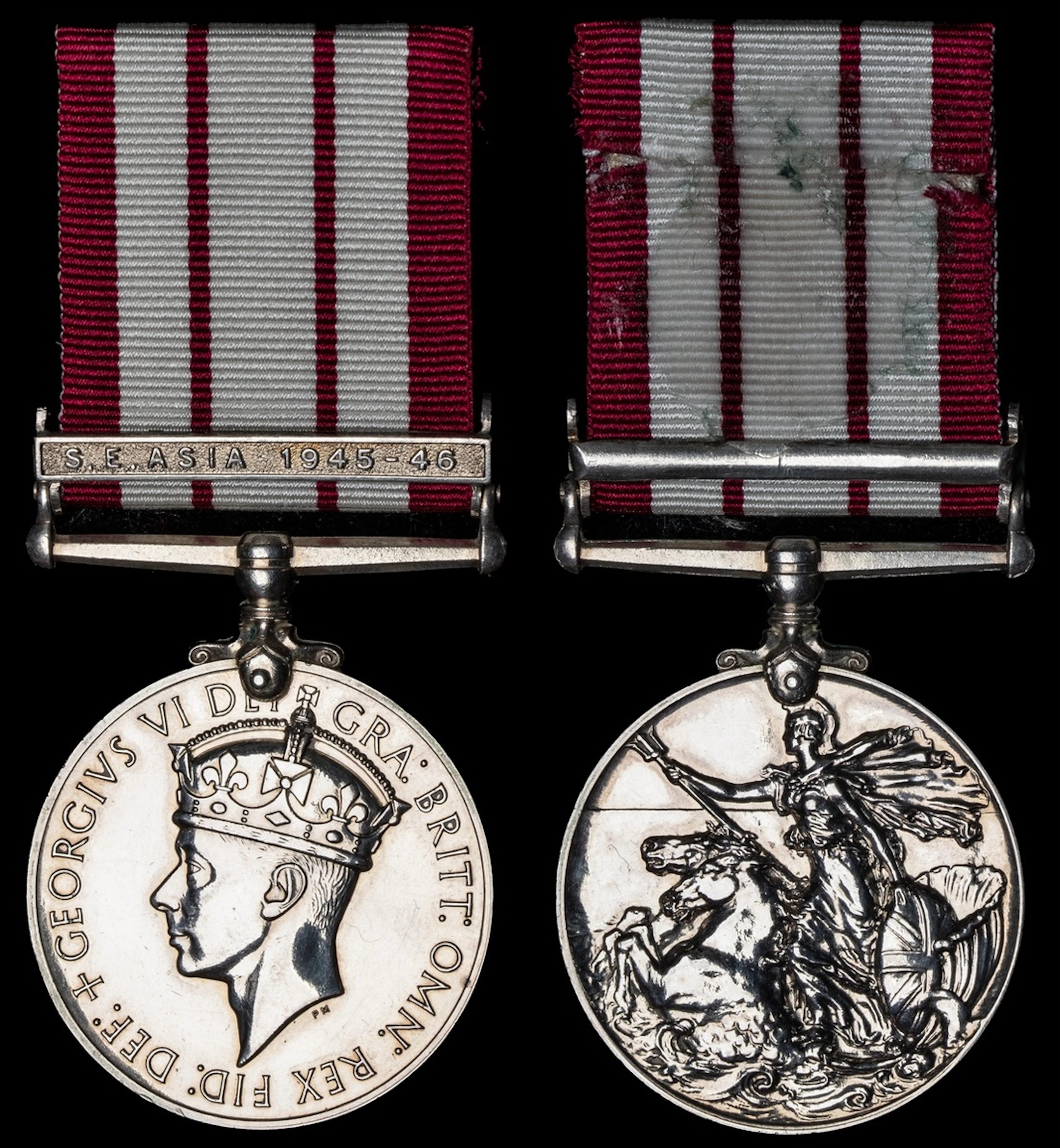 Naval General Service 1915-62, 1 clasp, S. E. Asia 1945-46 (Ply/X.95