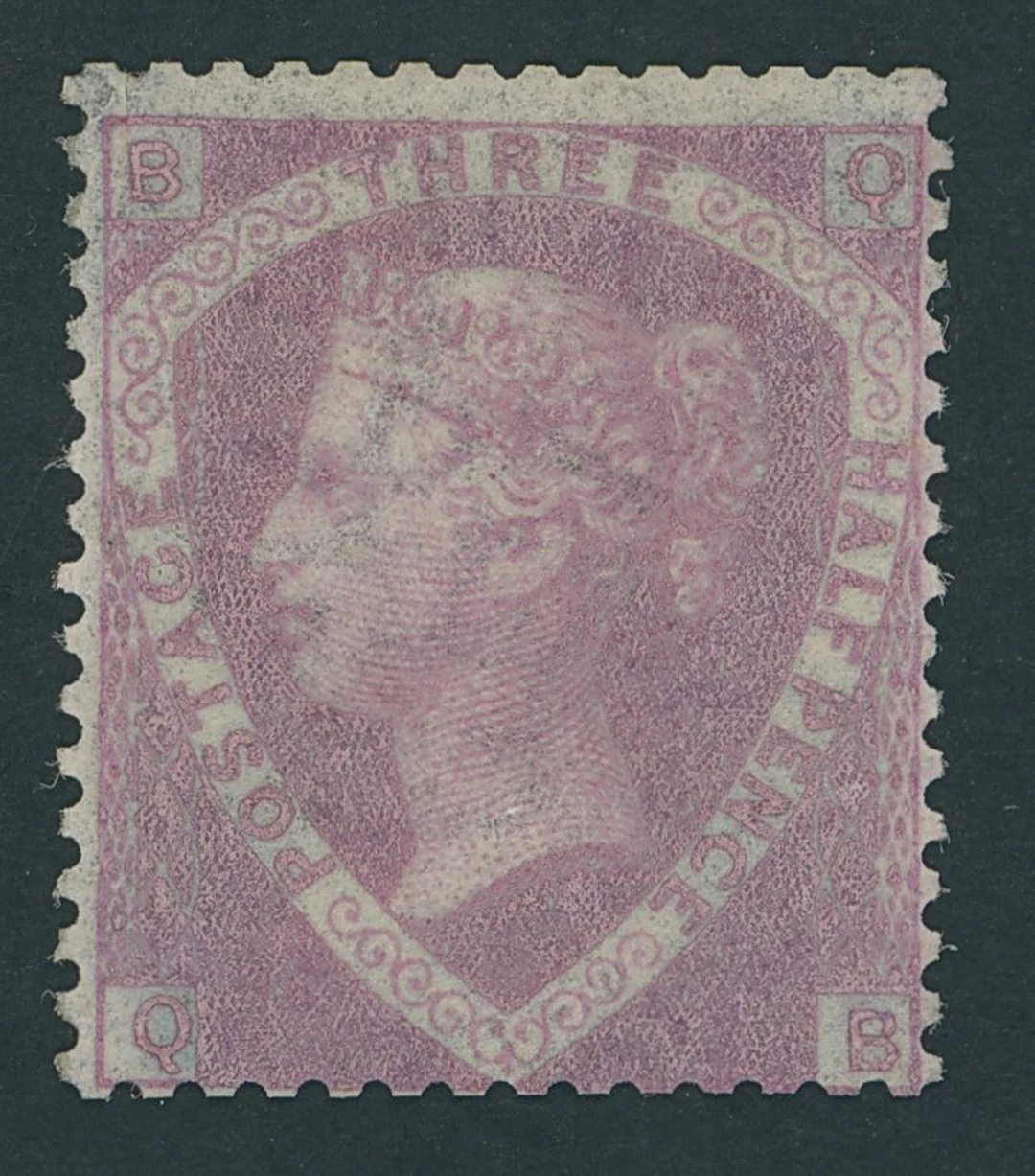 Great Britain 1870 Three Halfpence Prepared for use but not issued
