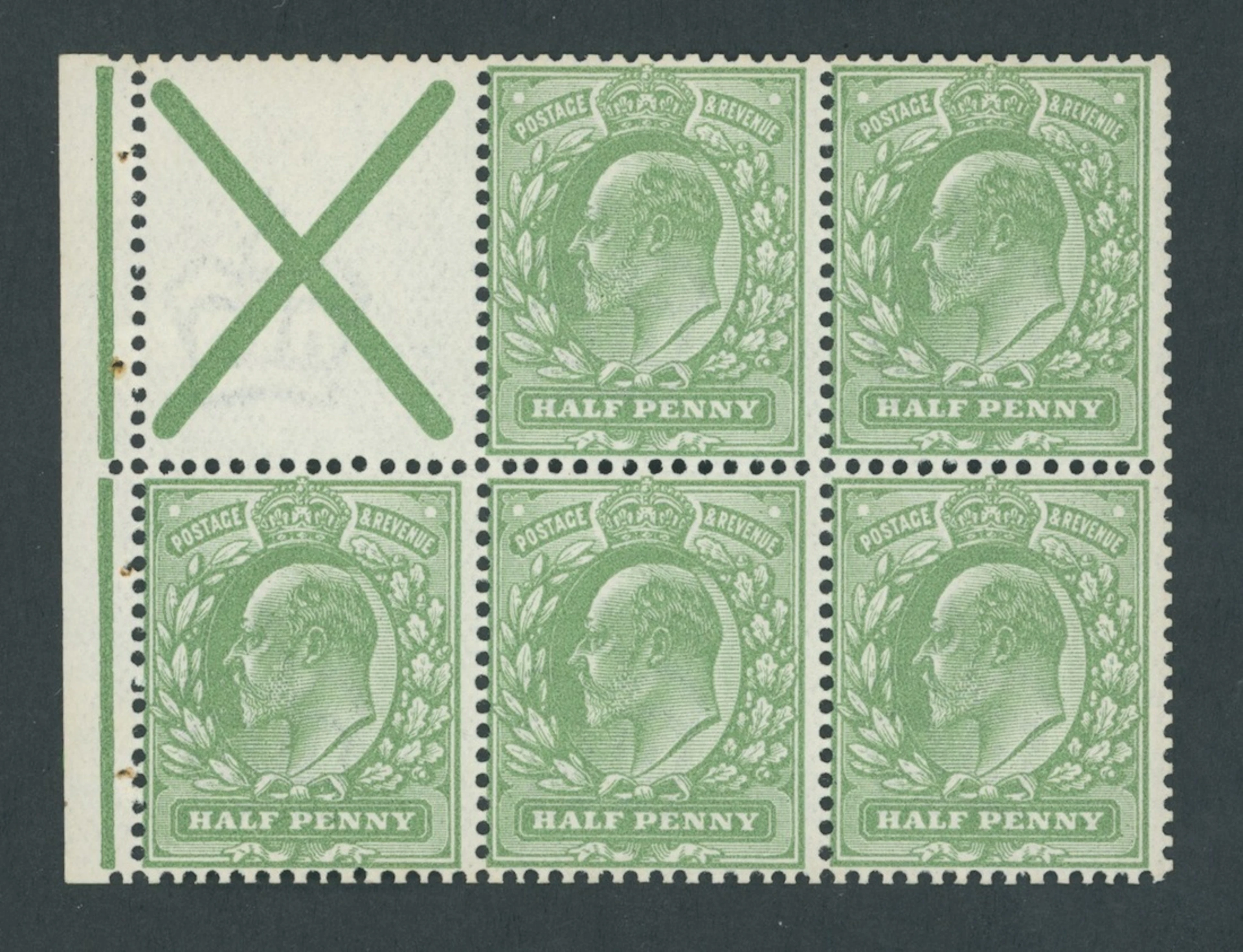 Great Britain King Edward VII 1911 Harrison, Perf. 14 ½d. pale bluish