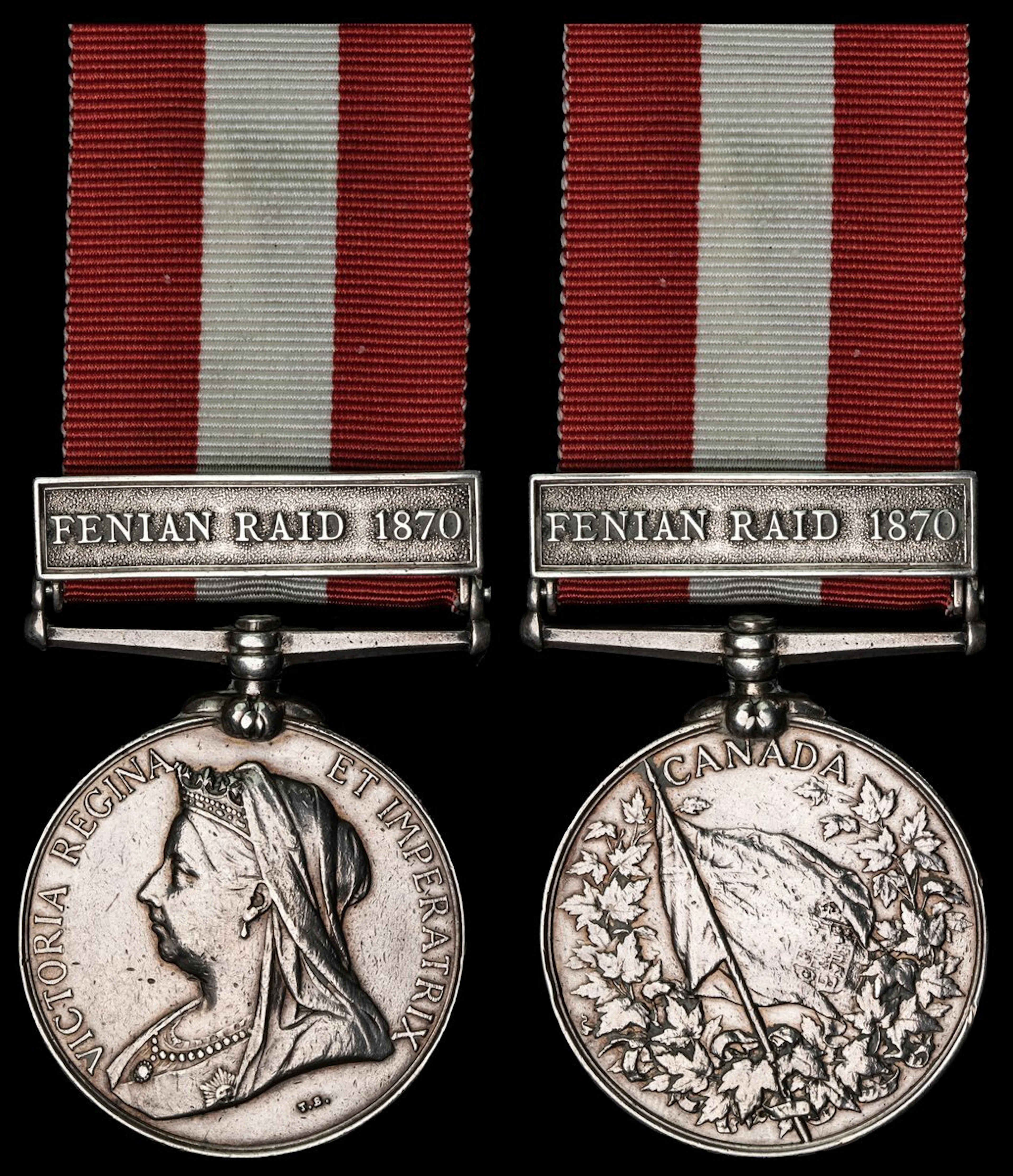 The Canada General Service Medal awarded to Lance-Corporal J. Cunningham