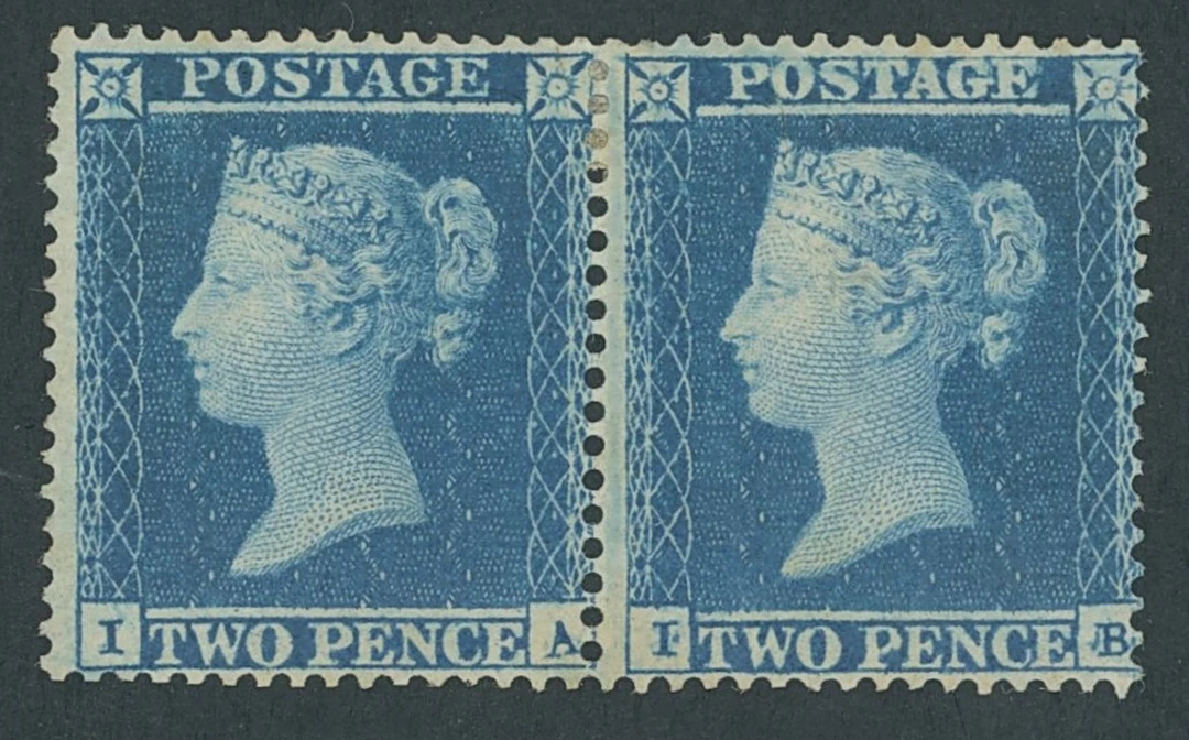Great Britain 1854-57 Watermark Small Crown, Perf. 16 2d. deep blue
