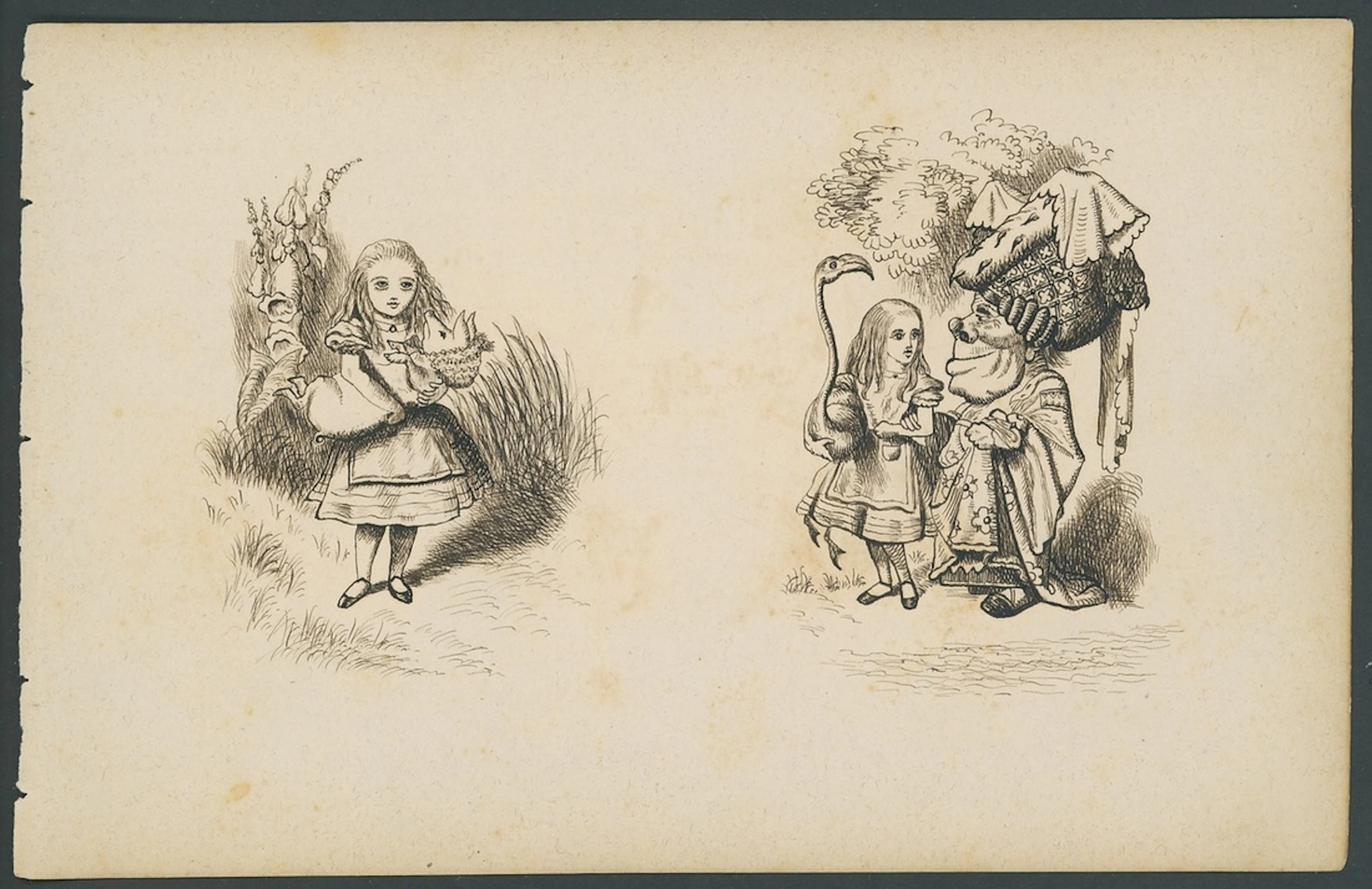 Great Britain Alice's Adventures in Wonderland c1875 Fourteen pen