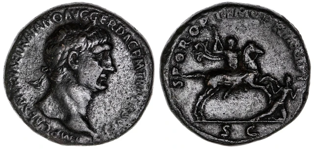 Roman Empire, Trajan (AD 98-117), AE Sestertius, struck 103-111, IMP