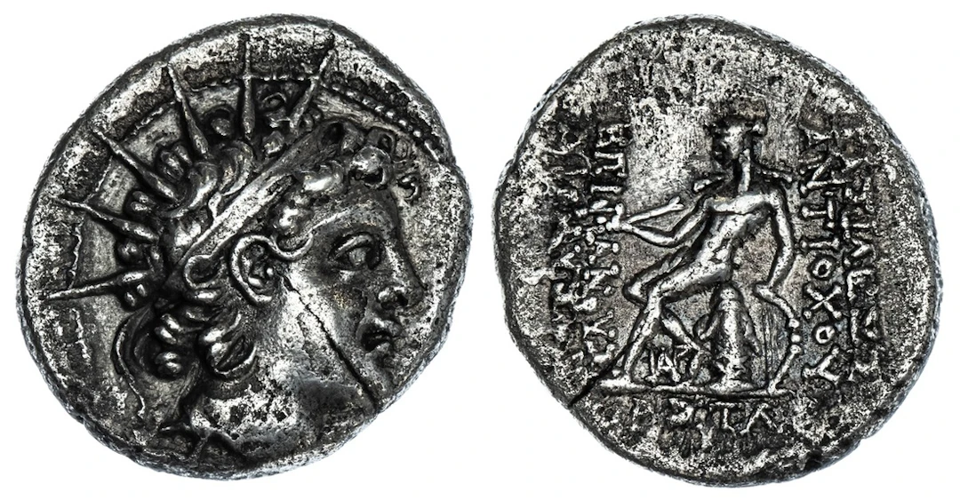 Seleukid Kingdom of Syria, Antiochos VI (144-142 BC), AR Drachm, struck