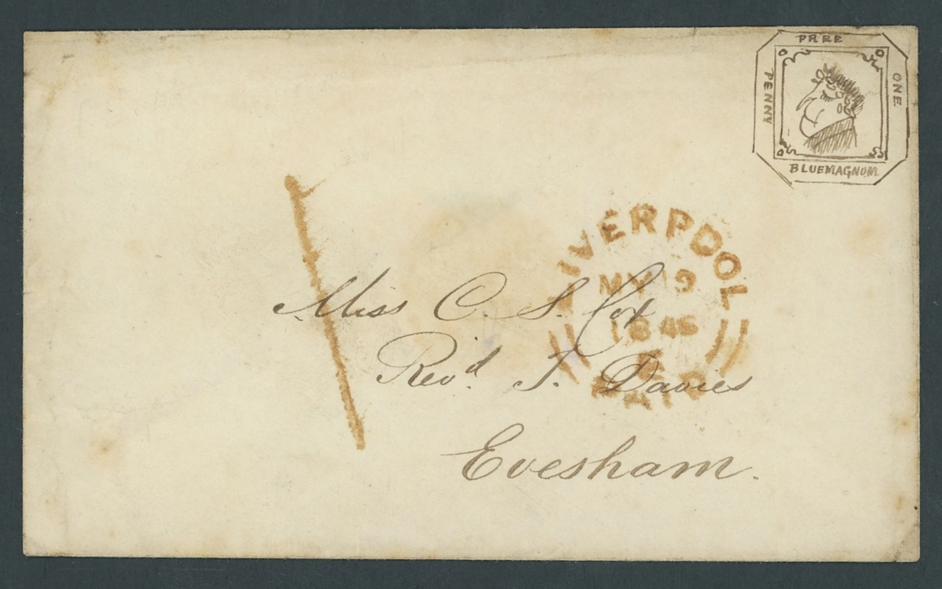 Great Britain Mulready Caricatures and Illustrated Envelopes 1846