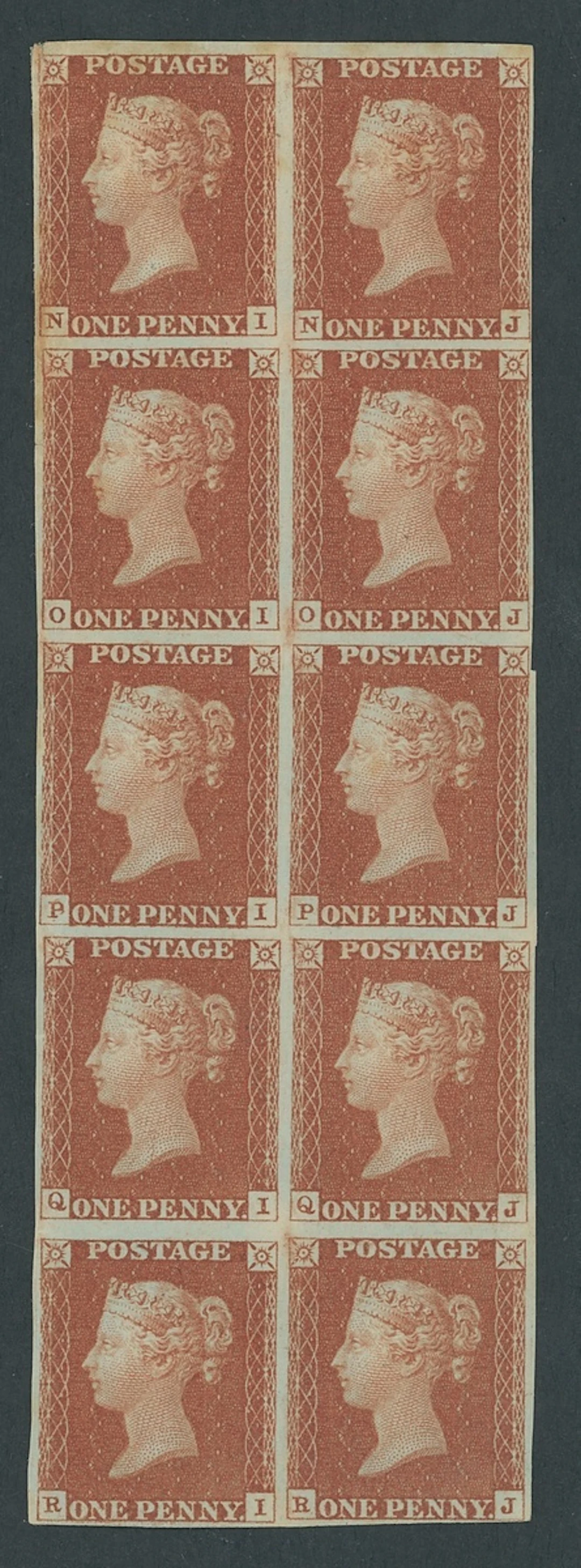 Great Britain 1841-53 One Penny Red-Brown