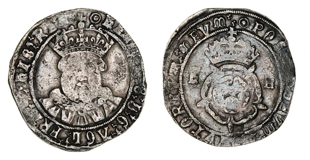 Henry VIII (1509-1547), Third Coinage, Testoon, 1544-1547, after Hans
