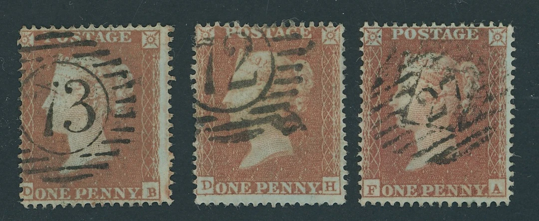 Great Britain 1850-54 Henry Archer Perforation Trials 1d. Plate 93: