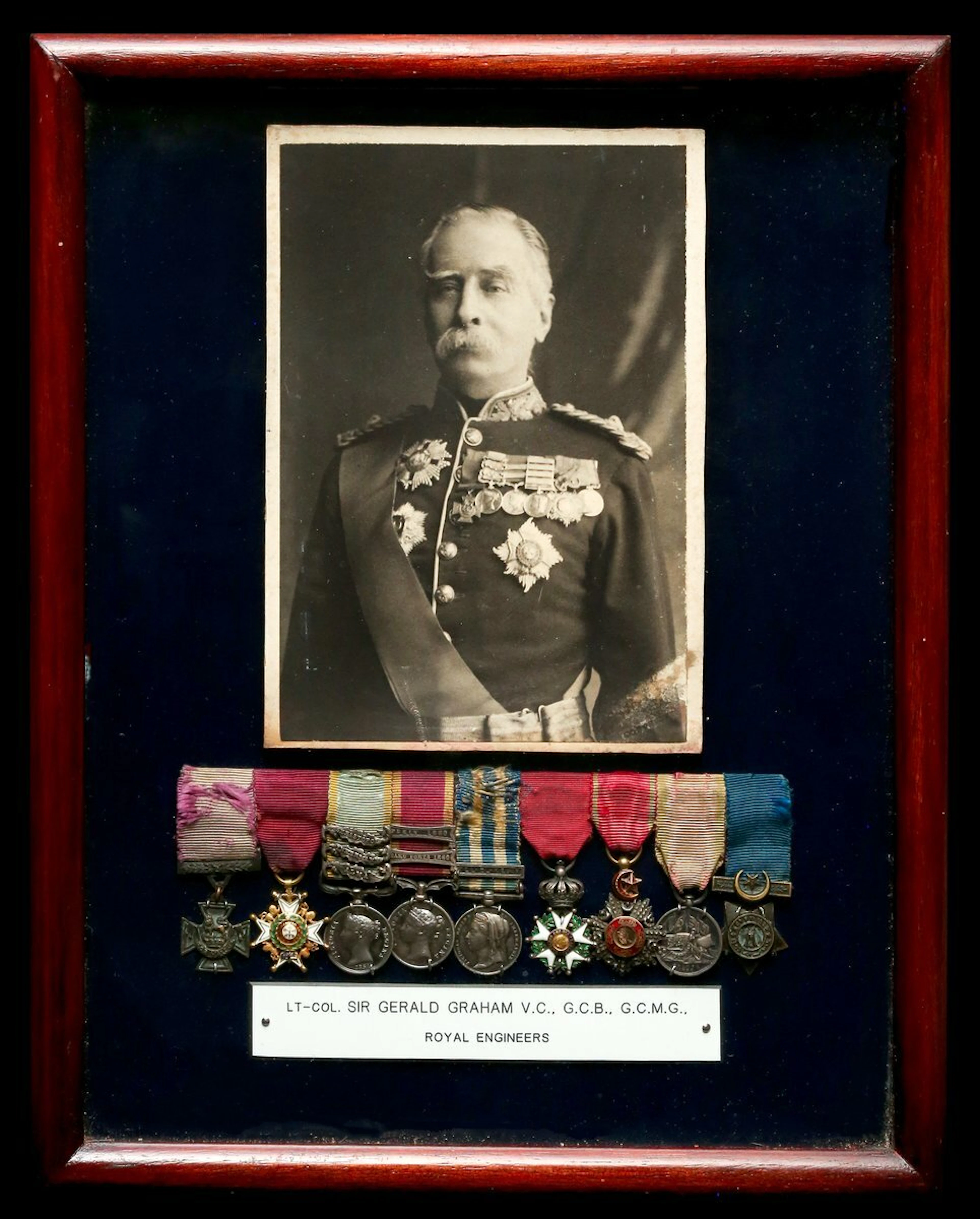 The mounted V.C., G.C.B. group of nine miniature dress medals worn