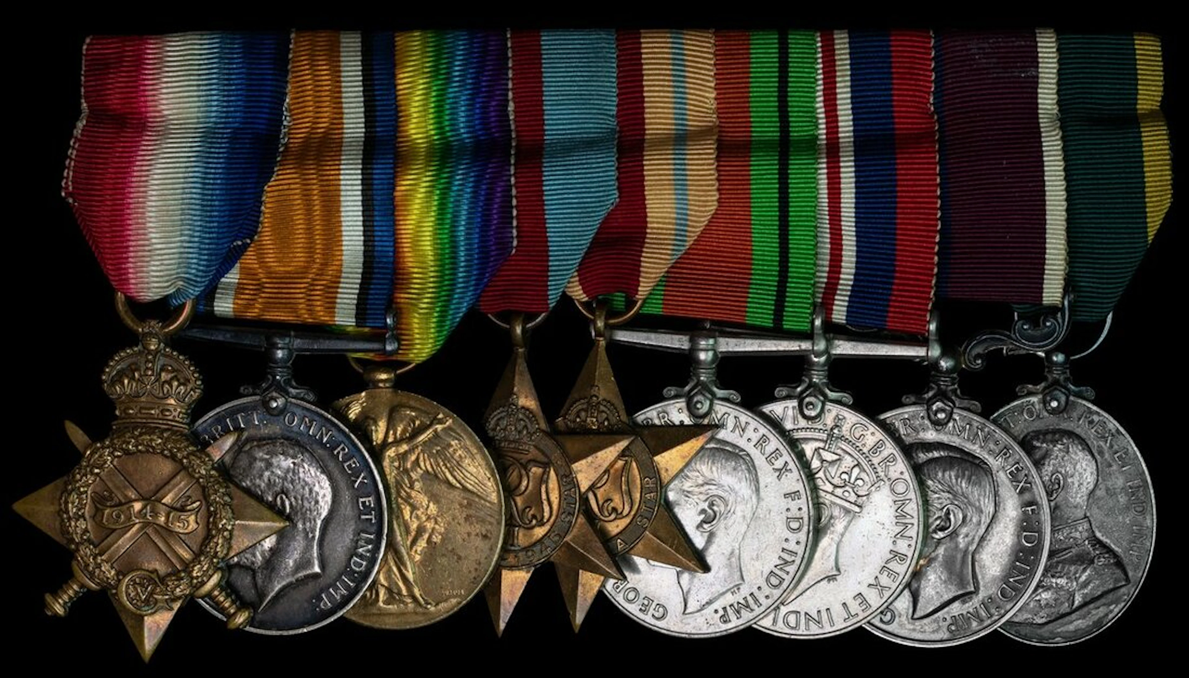 An unusual and well documented campaign group of nine awarded to Wing