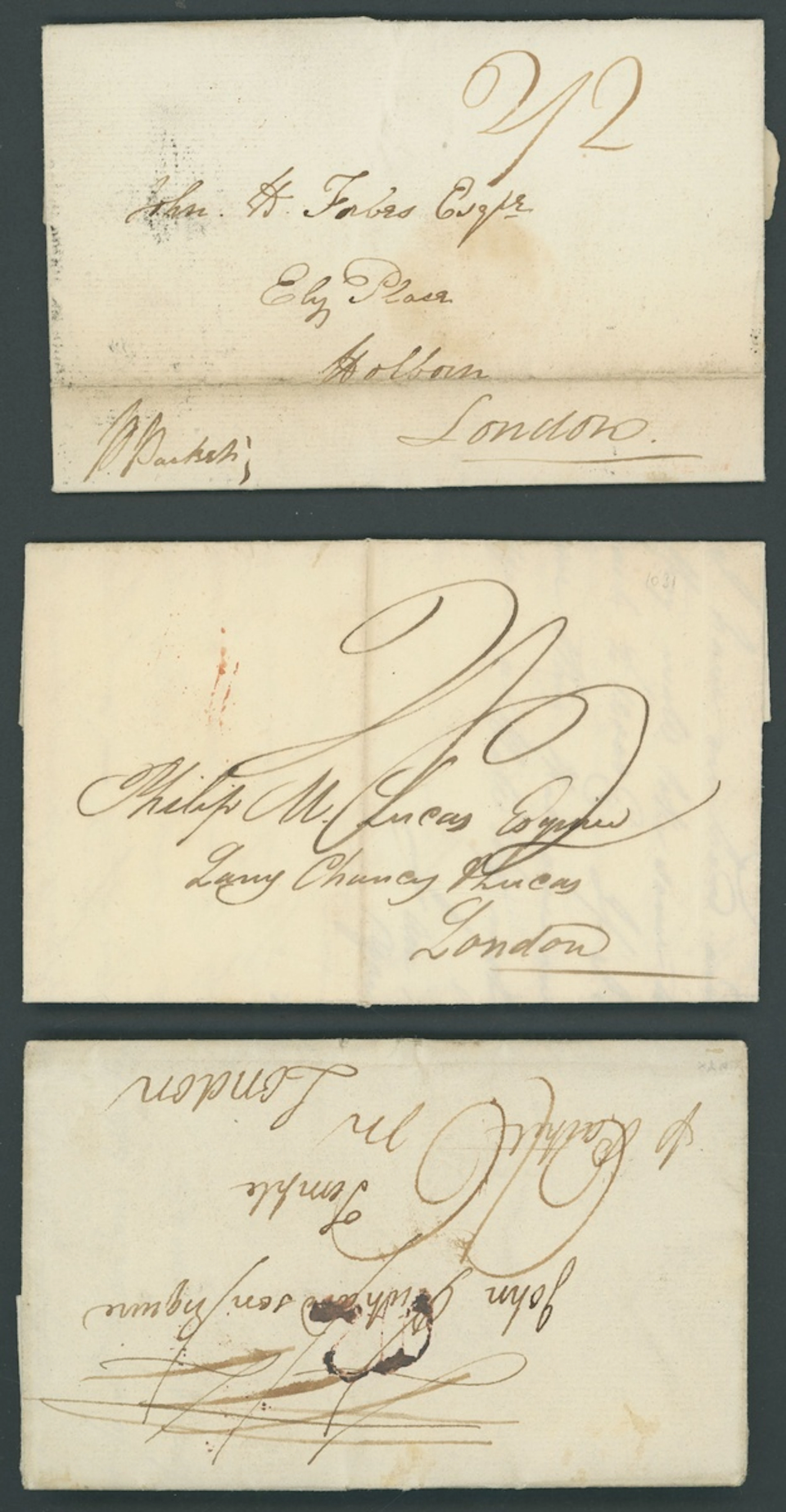 St. Vincent Early Letters and Handstamps Fleuron Datestamp, Jaffe