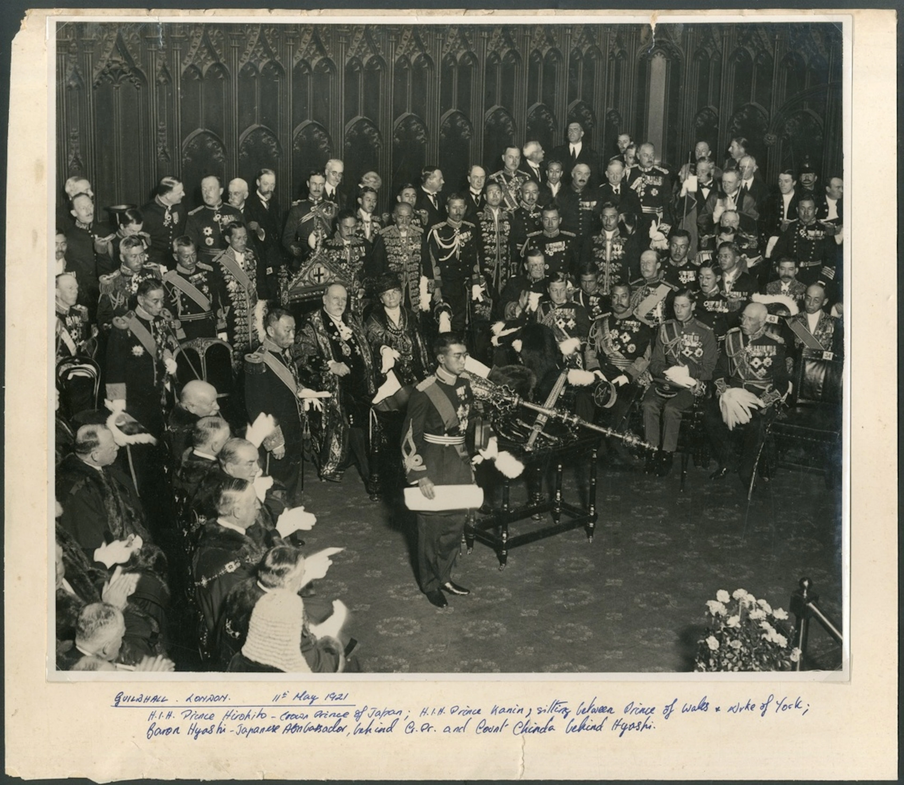 Great Britain / Japan Royalty Crown Prince Hirohito (1901-1989) 1921